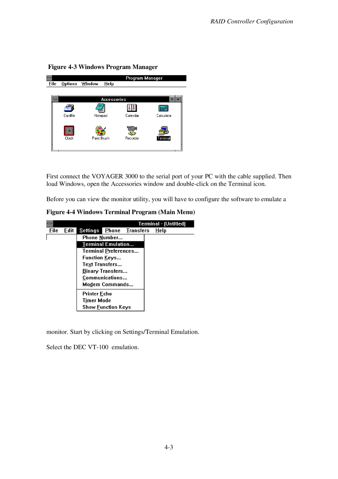 First Virtual Communications 3000 user manual Windows Program Manager 