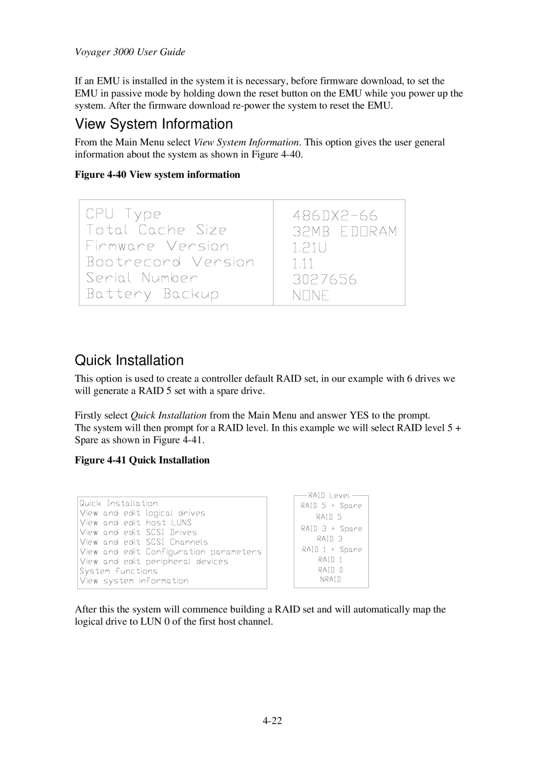 First Virtual Communications 3000 user manual View System Information, Quick Installation 