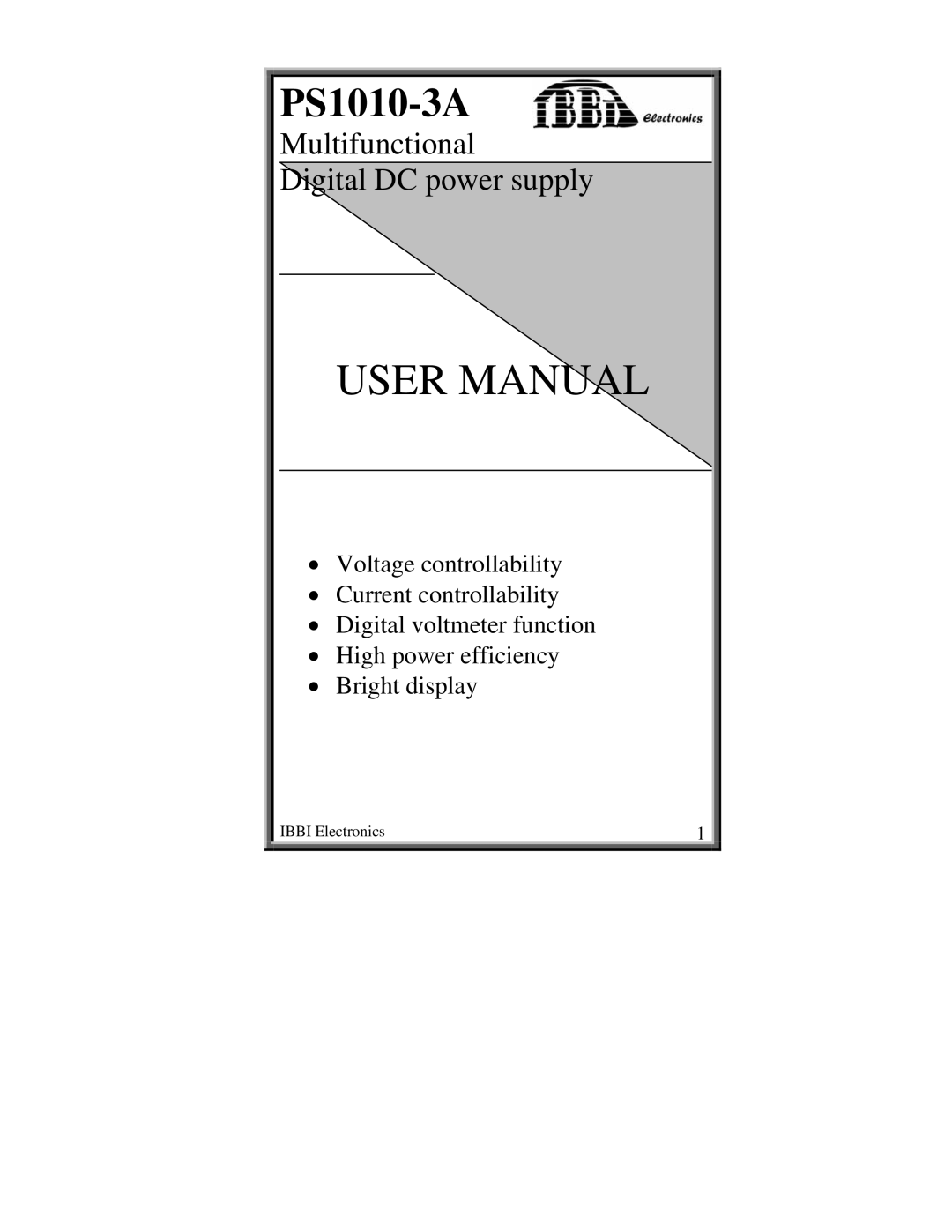 First Virtual Communications PS1010-3A user manual 