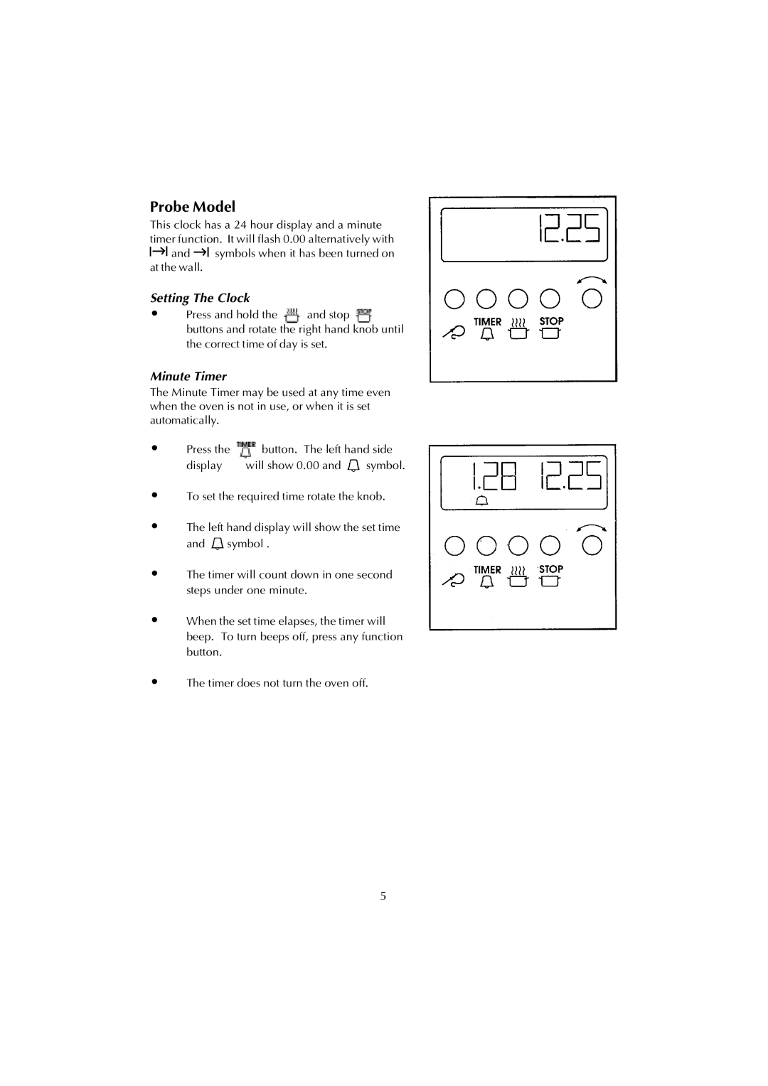 Fisher & Paykel 447443 manual Probe Model 