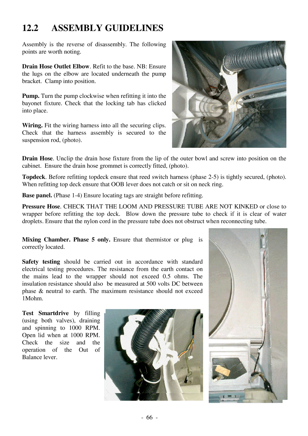 Fisher & Paykel 517735 service manual Assembly Guidelines 