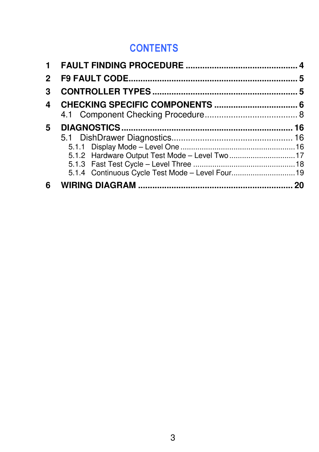 Fisher & Paykel 590241 manual Contents 