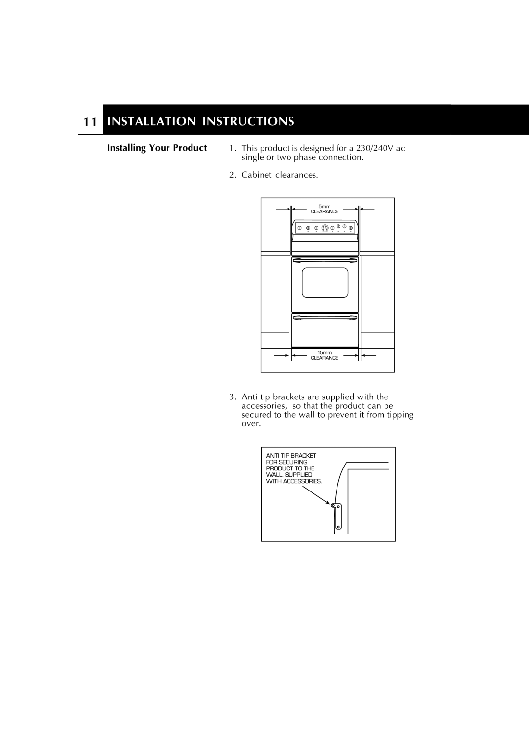 Fisher & Paykel 6102 Series manual Installation Instructions 