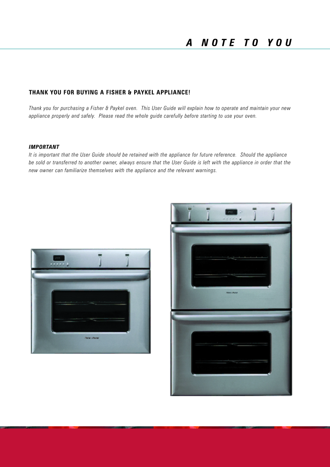 Fisher & Paykel AeroTech manual O T E T O Y O U 