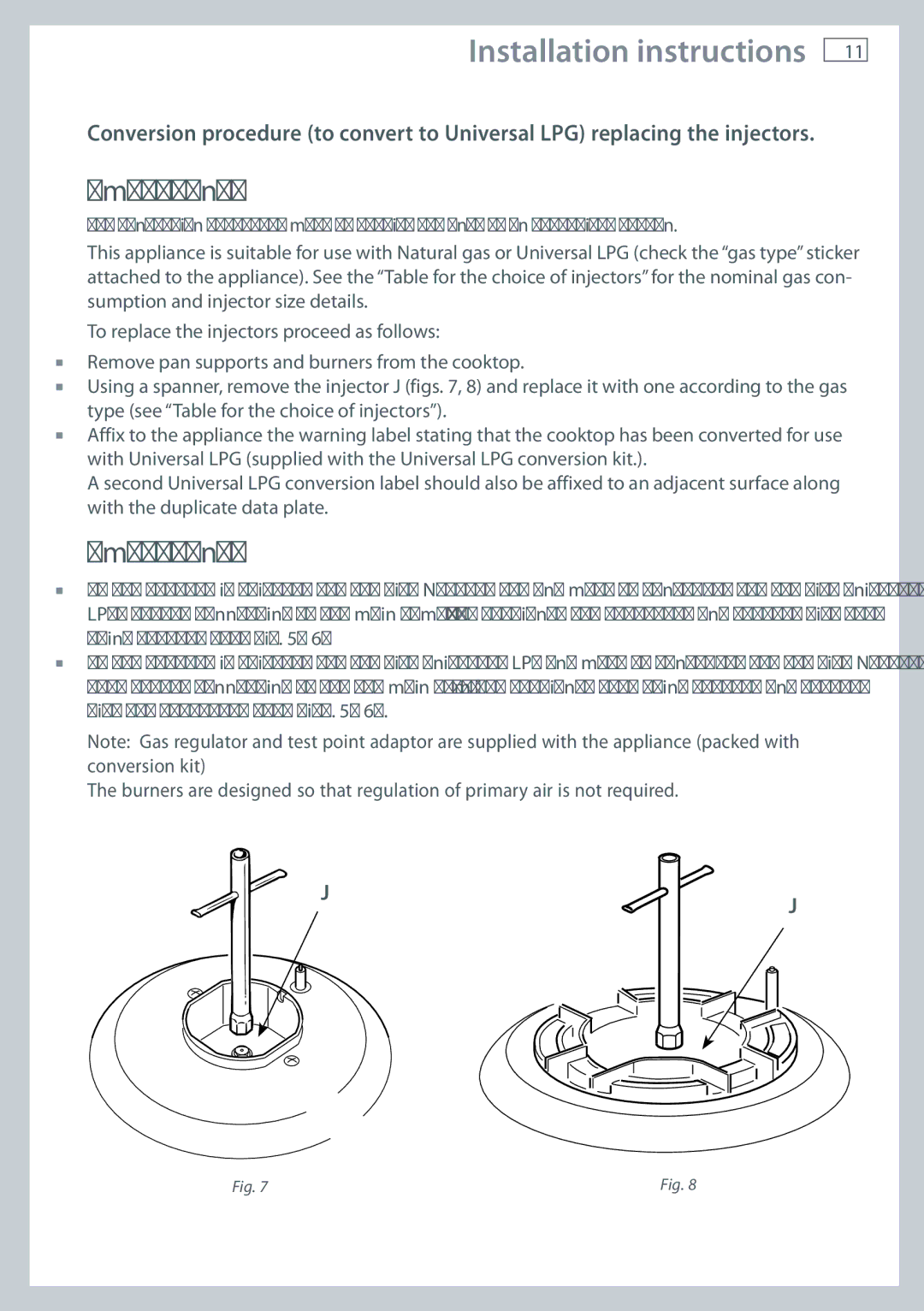 Fisher & Paykel CG604 installation instructions Installation instructions 