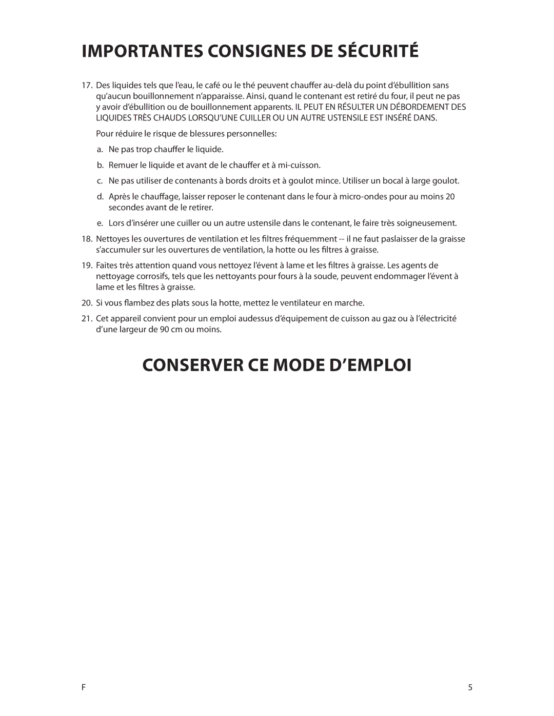 Fisher & Paykel CMOH30SS manual Conserver CE Mode D’EMPLOI 