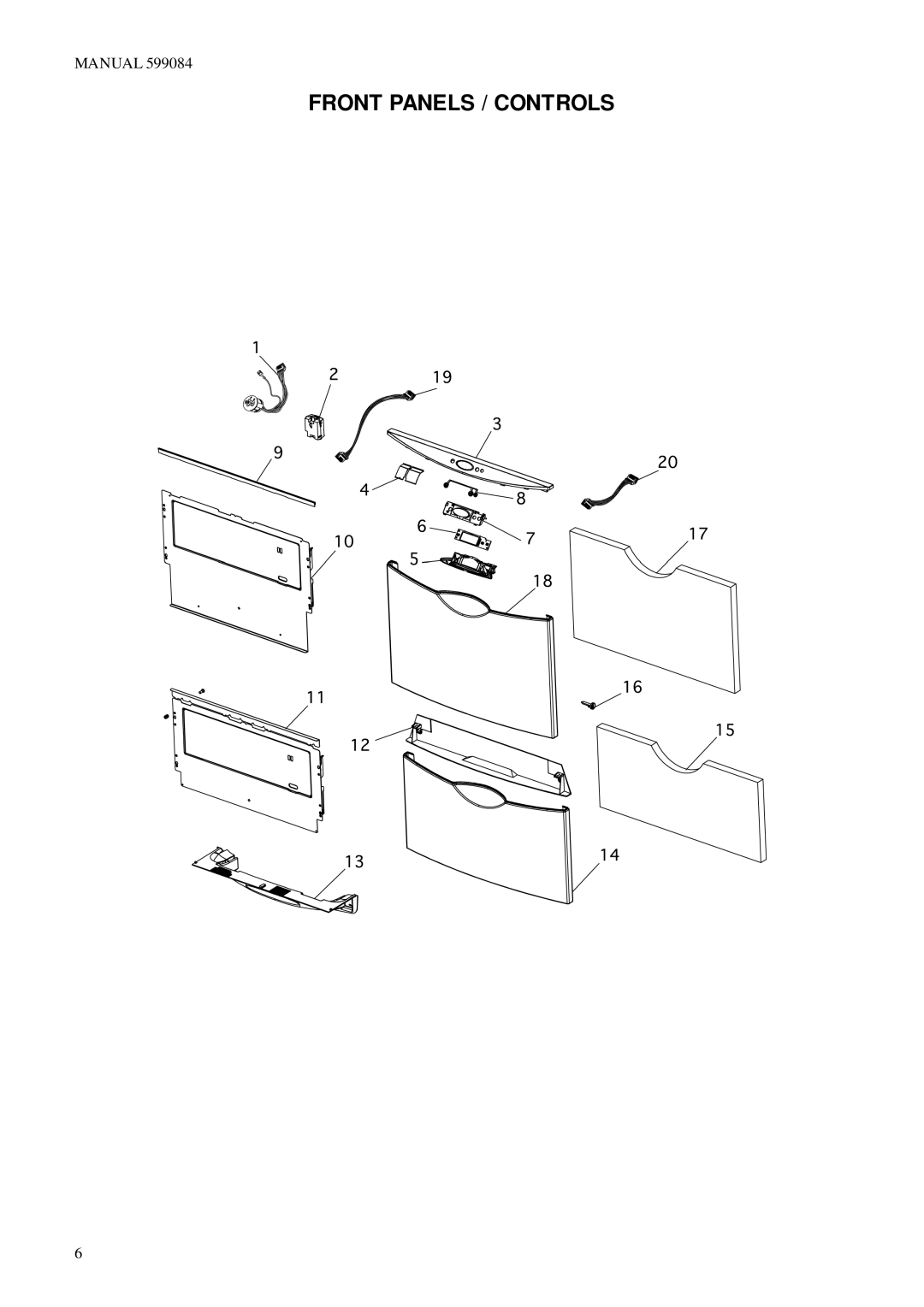 Fisher & Paykel DS603IH, DD603HM, DD603M, DD603IH, DS603M, DS603HM manual Front Panels / Controls 