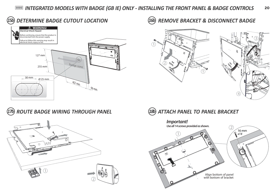 Fisher & Paykel DD90SDFTM2, DD90SDF(H)TX2 manual Badge zone 