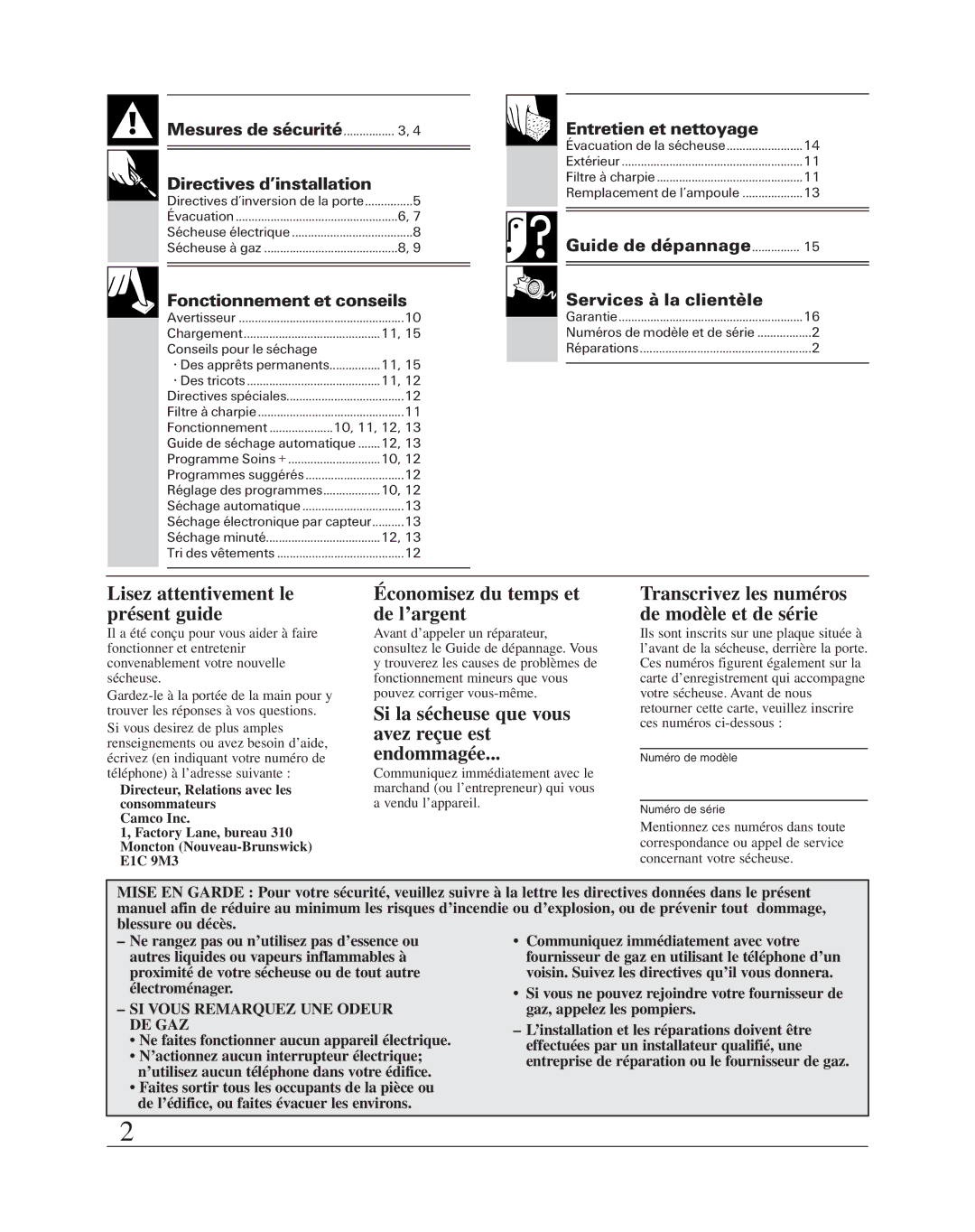 Fisher & Paykel DE08 installation instructions Lisez attentivement le présent guide, Économisez du temps et de l’argent 