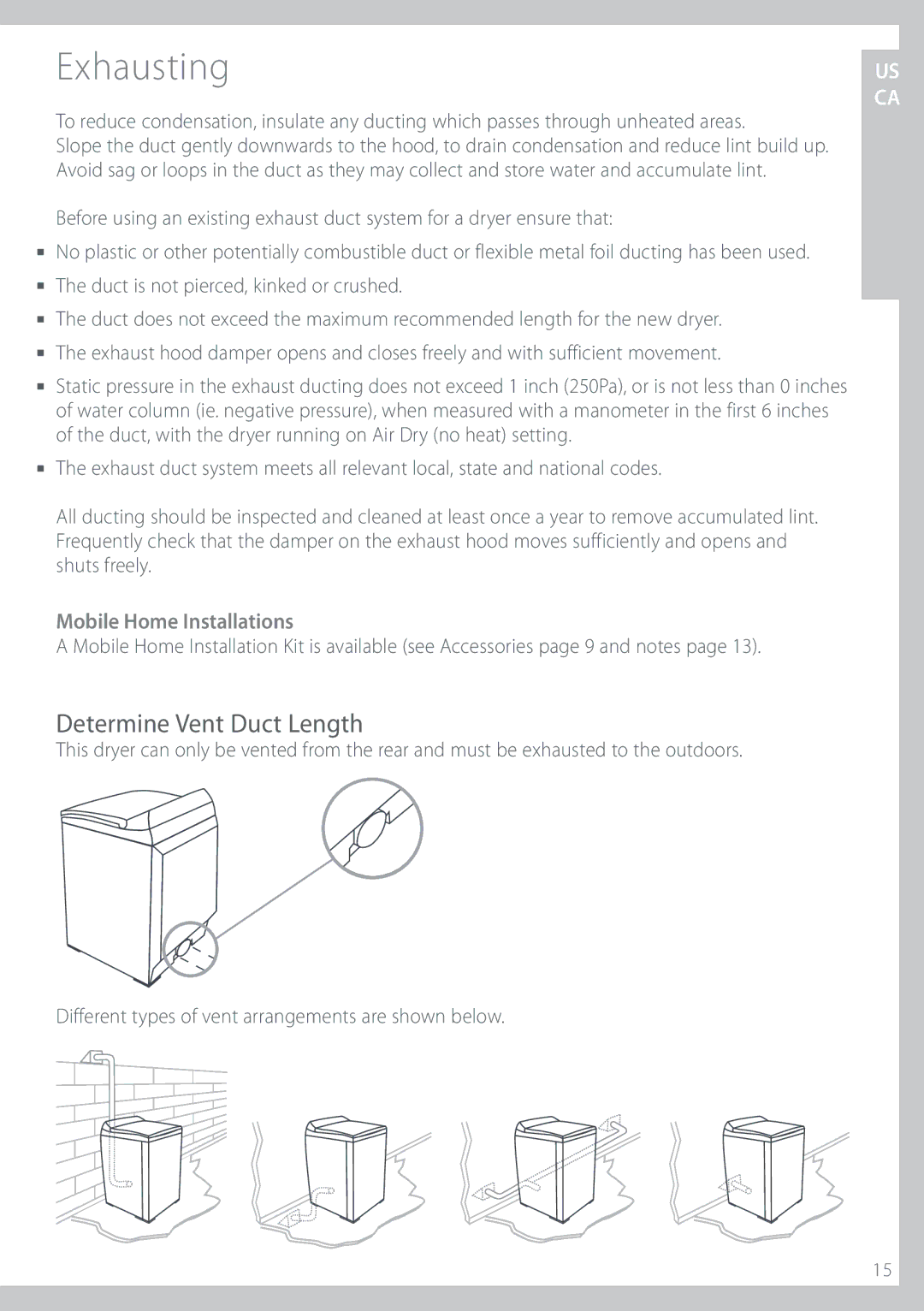 Fisher & Paykel DEGX1 FUFSNJOF7FOU%VDU-FOHUI,  5IFEVDUJTOPUQJFSDFELJOLFEPSDSVTIFE, PcjmfPnf*Otubmmbujpot 