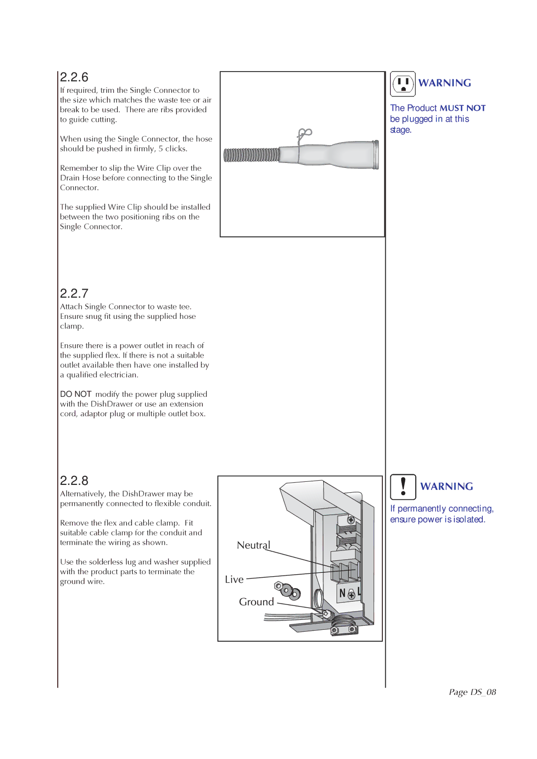 Fisher & Paykel DS602I manual DS08 