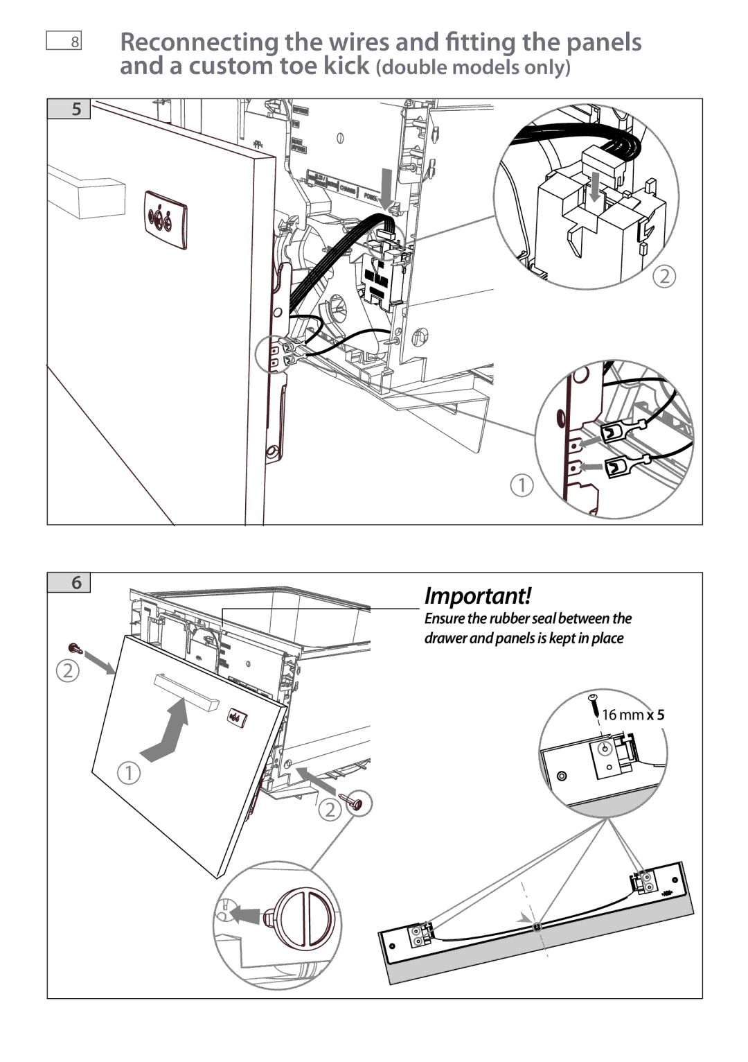 Fisher & Paykel DS605I, DD605I manual Mm x 