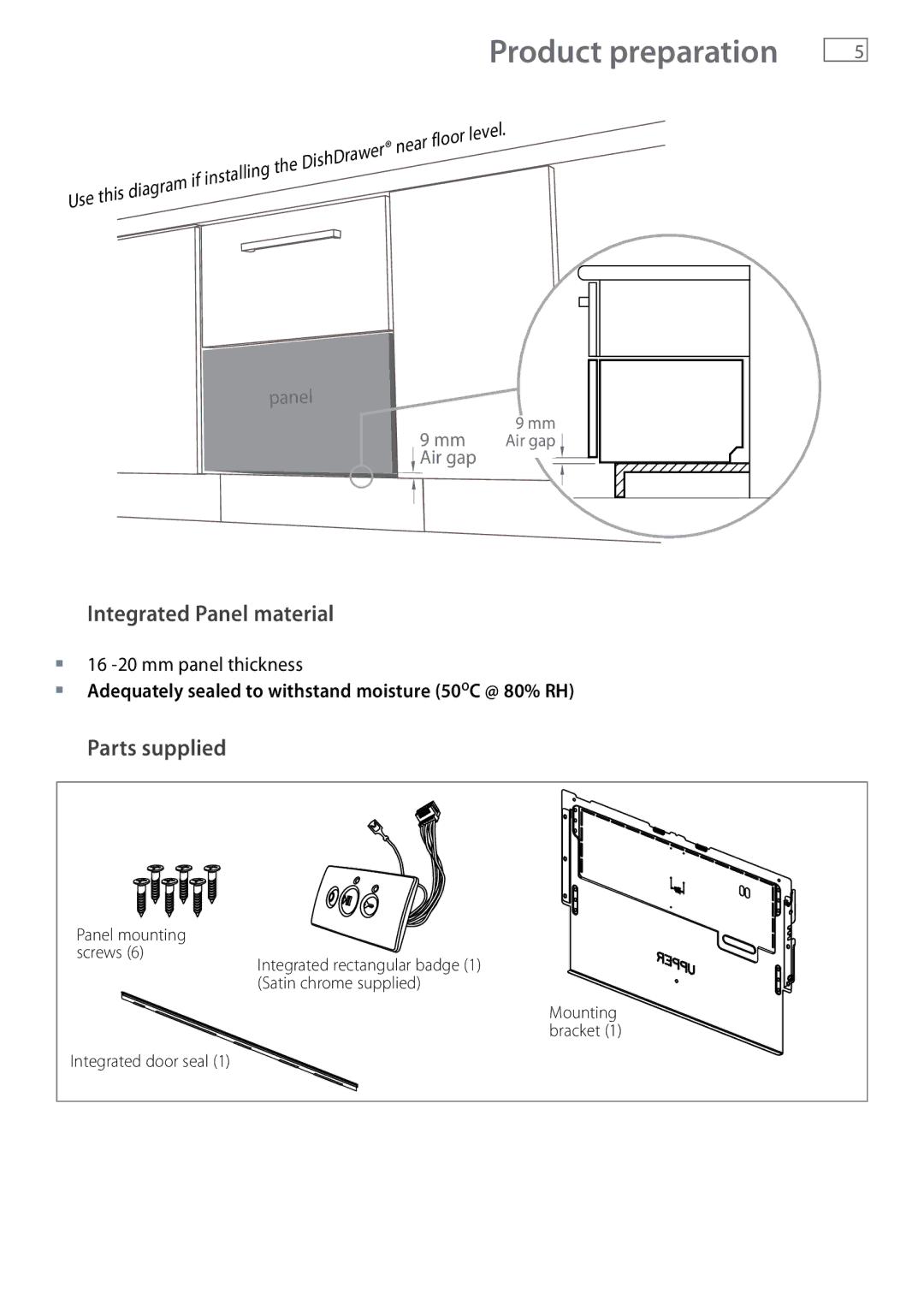 Fisher & Paykel DD605I, DS605I manual Lev 