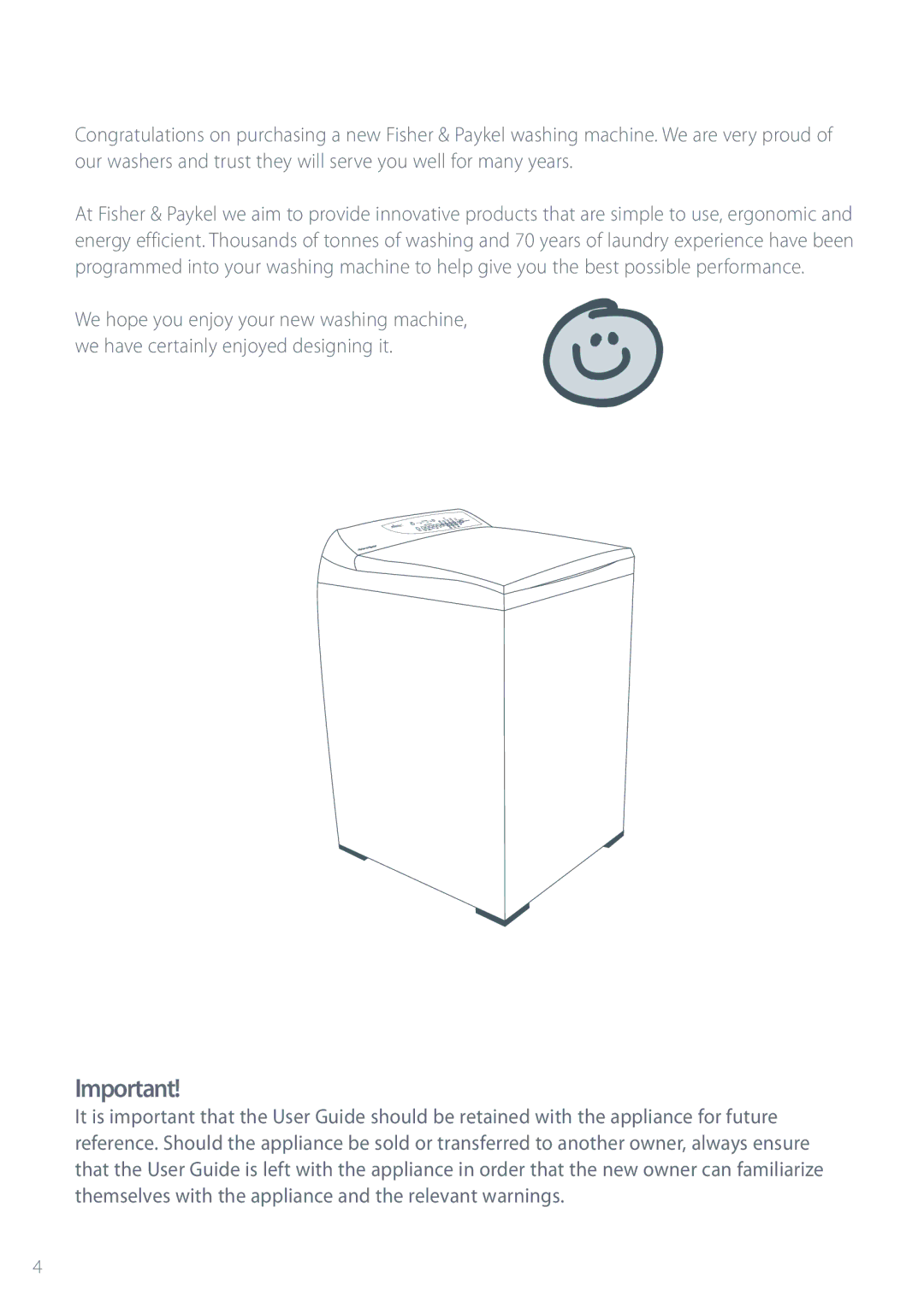 Fisher & Paykel GWL11 installation instructions 