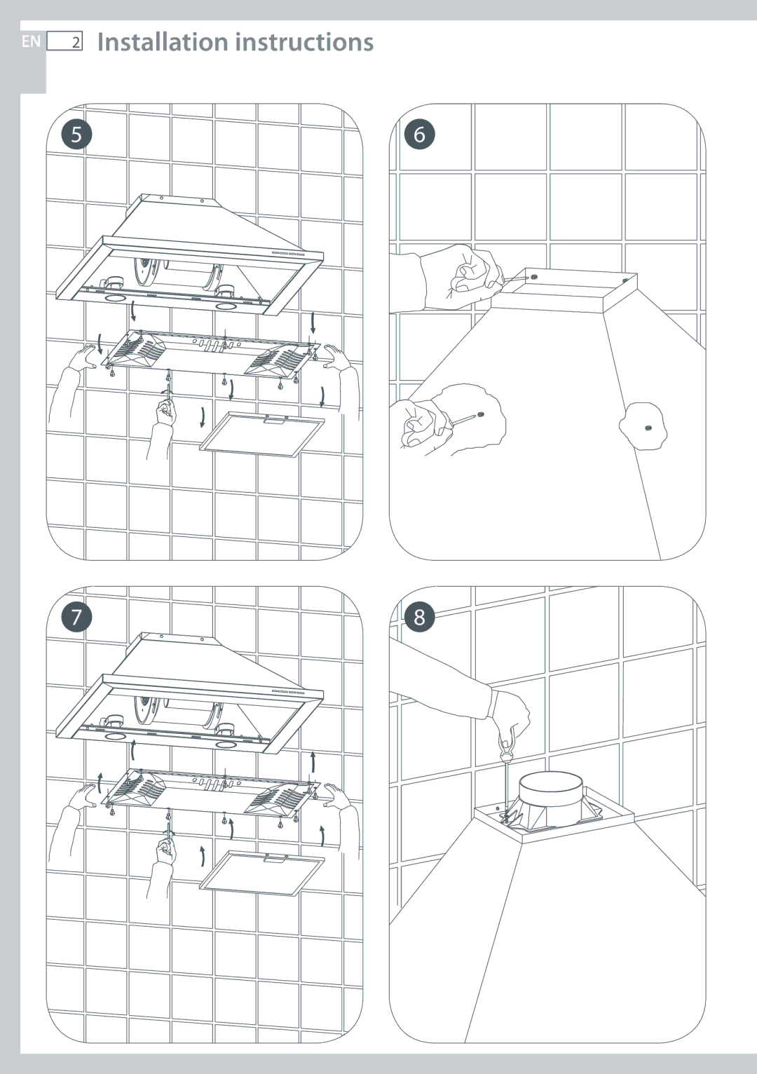 Fisher & Paykel HC90DCXB1, HC120DCXB1, HC60DCXB1 installation instructions Installation instructions 