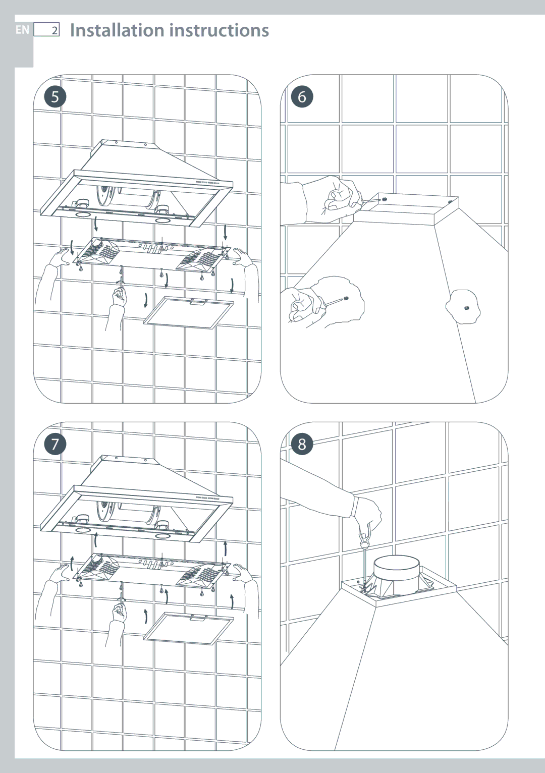 Fisher & Paykel HC60CGX1 installation instructions Installation instructions 