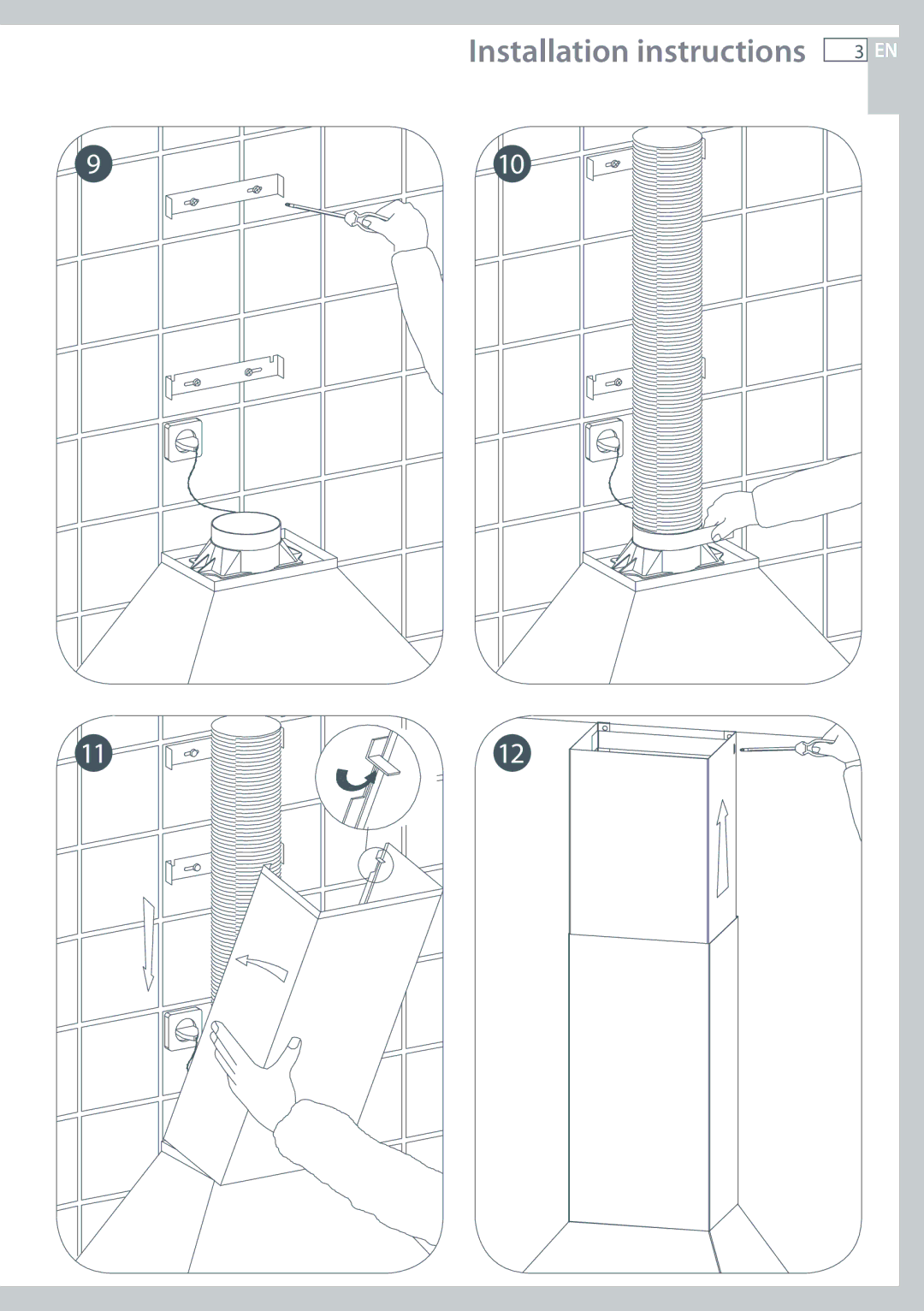 Fisher & Paykel HC60CGX1 installation instructions Installation instructions 