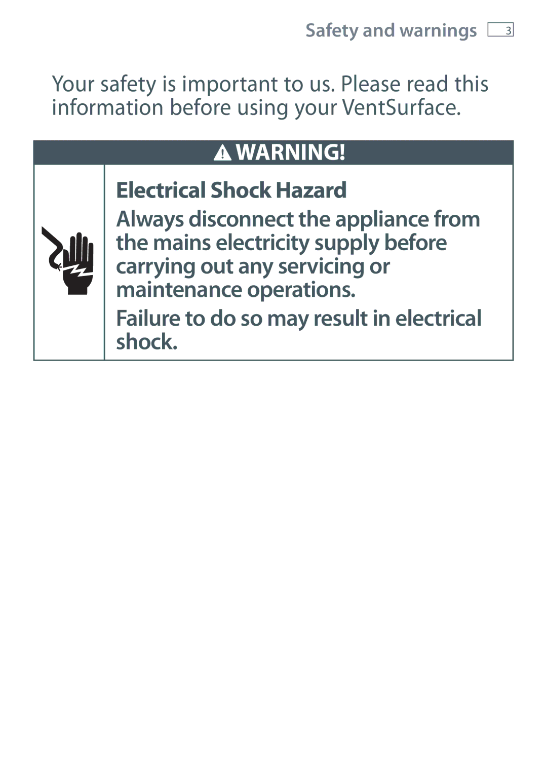 Fisher & Paykel HC90, HI120 manual Safety and warnings 