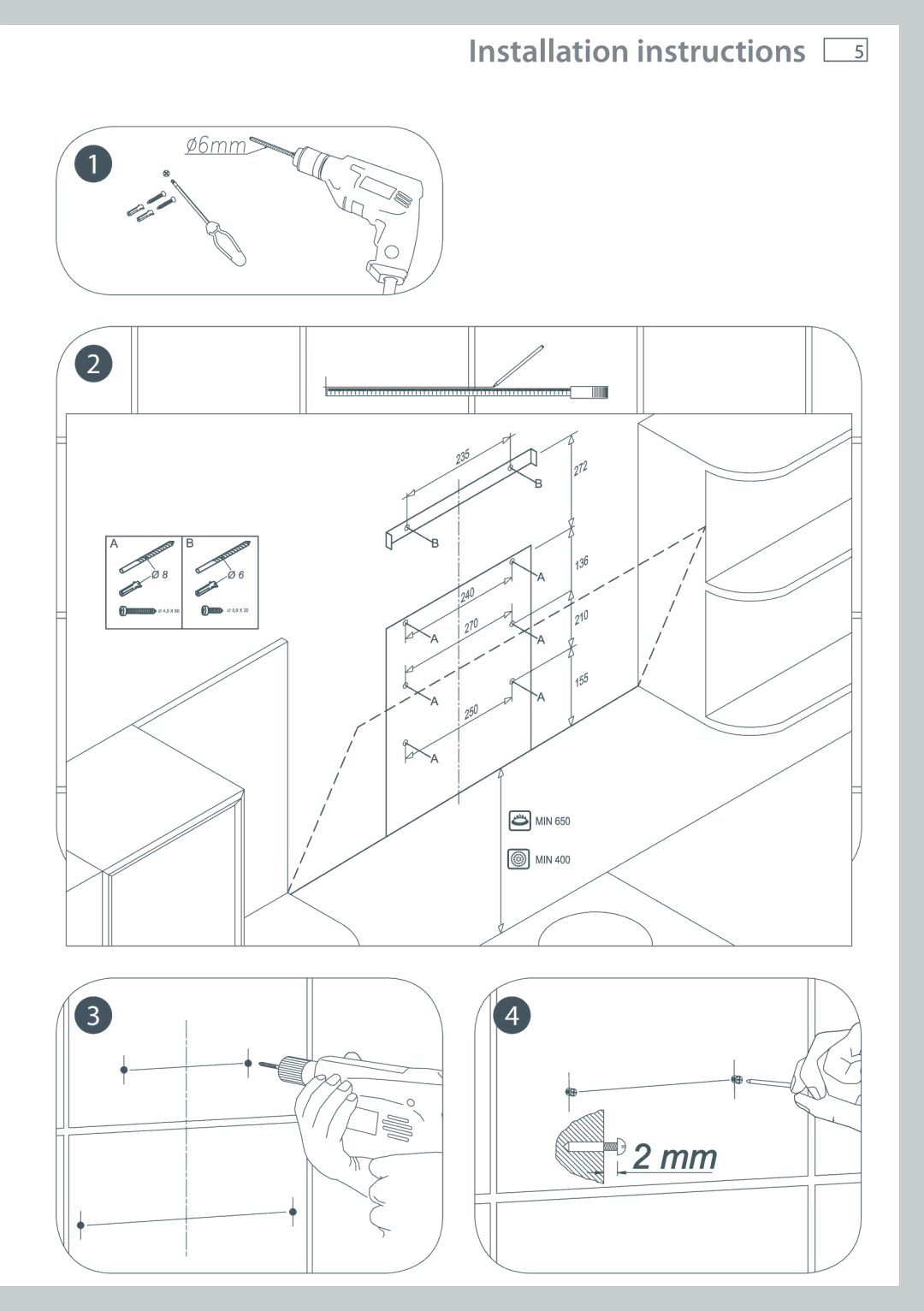 Fisher & Paykel HT90DBX1 installation instructions Installation instructions 