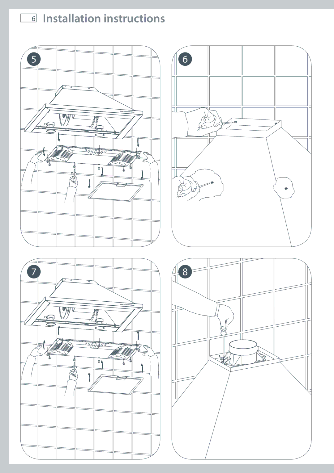 Fisher & Paykel HT90DBX1 installation instructions Installation instructions 