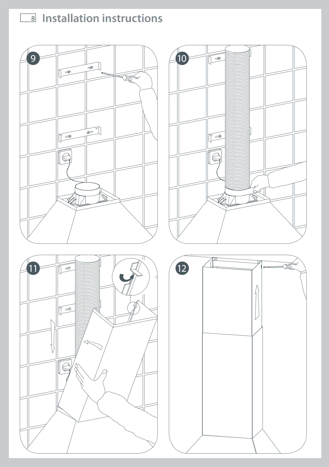 Fisher & Paykel HT90DBX1 installation instructions Installation instructions 