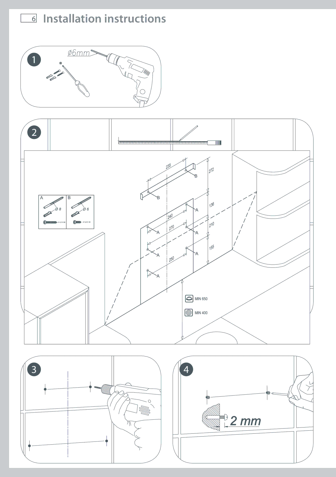 Fisher & Paykel HT90DBX1 installation instructions Installation instructions 