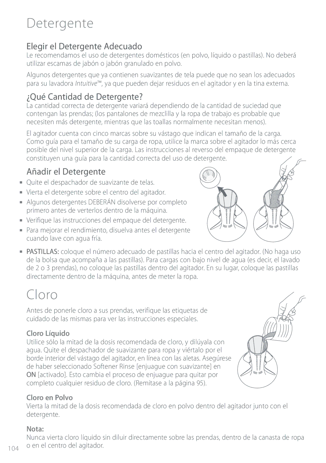 Fisher & Paykel IWL16 manual $Mpsp, MfhjsFm%FufshfoufEfdvbep, 2VÏ$BOUJEBEEF%FUFSHFOUF, ×BejsFm%Fufshfouf 