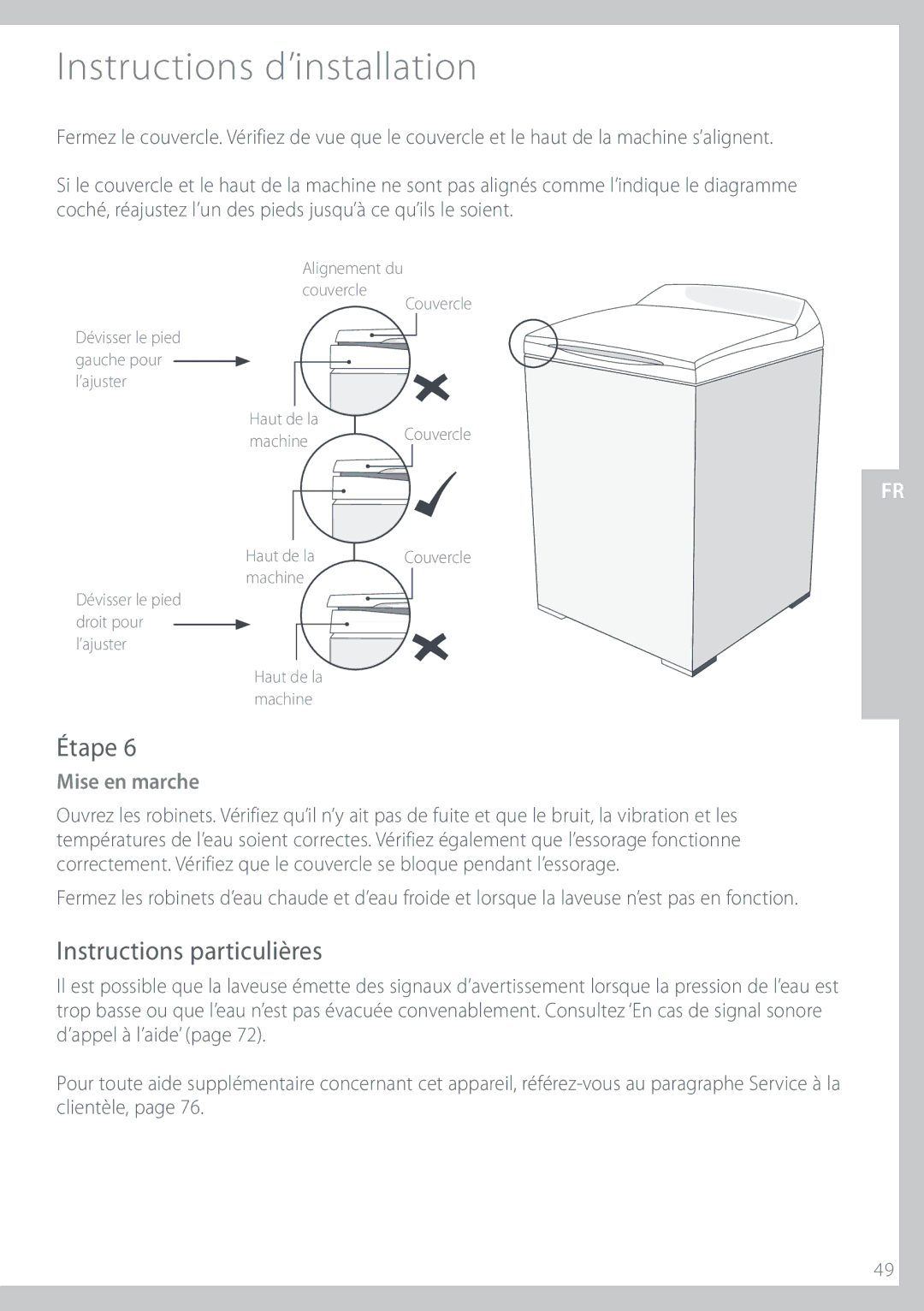 Fisher & Paykel IWL16 manual ²UBQF, OtusvdujpotQbsujdvmjòsft, JtfFoNbsdif 