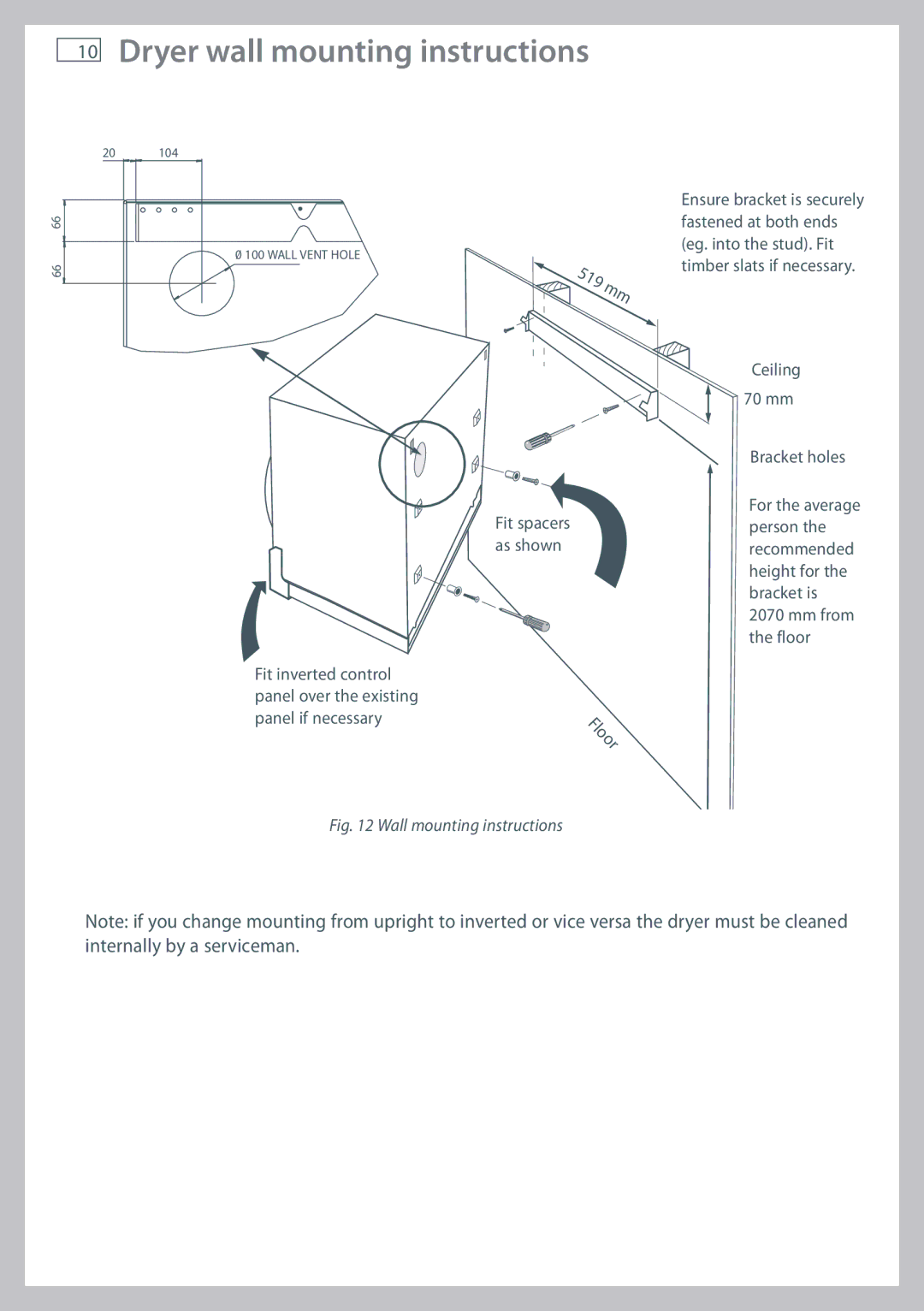 Fisher & Paykel NZ AU installation instructions Floor 