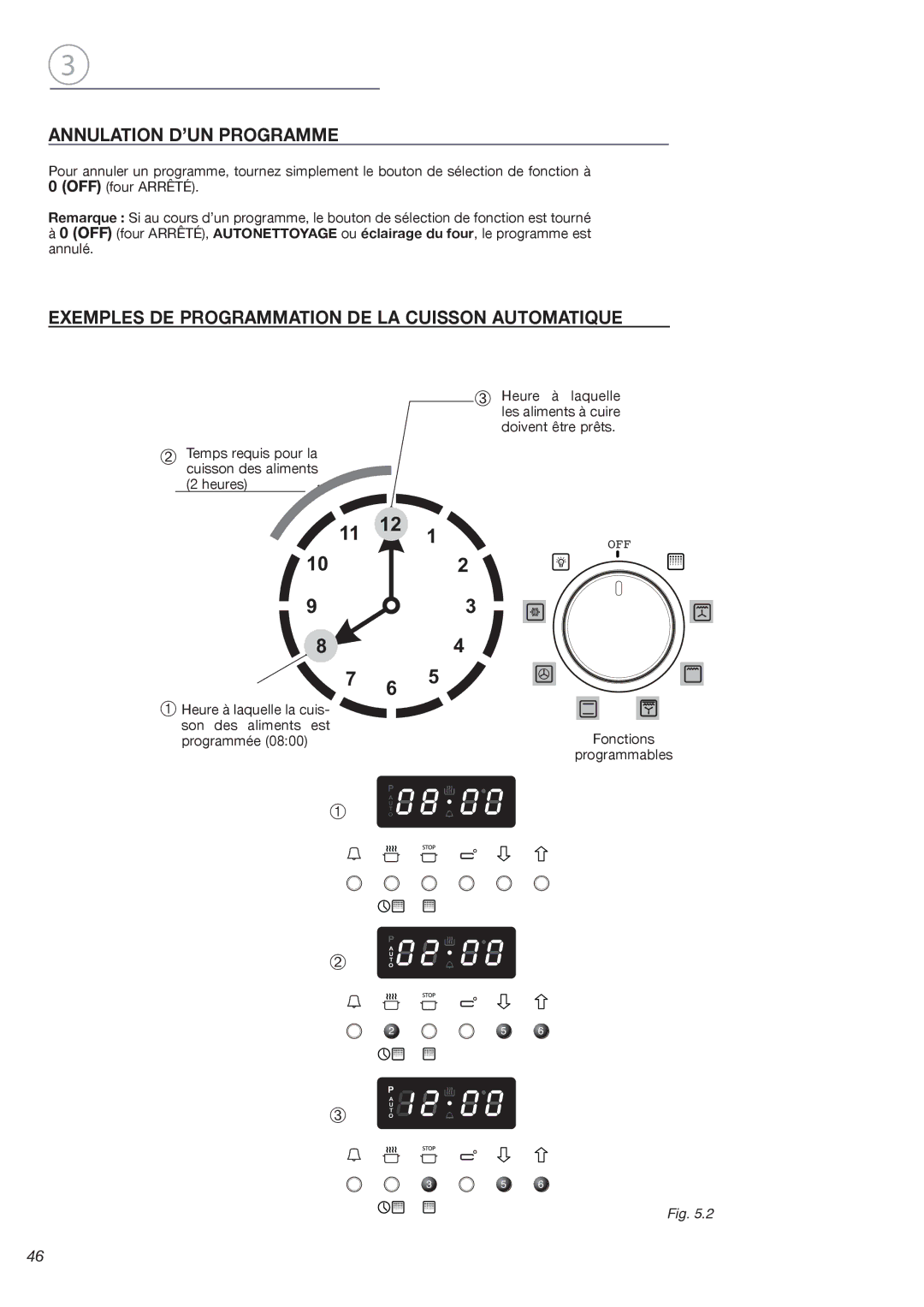 Fisher & Paykel OB24SDPX Annulation D’UN Programme, Exemples DE Programmation DE LA Cuisson Automatique 