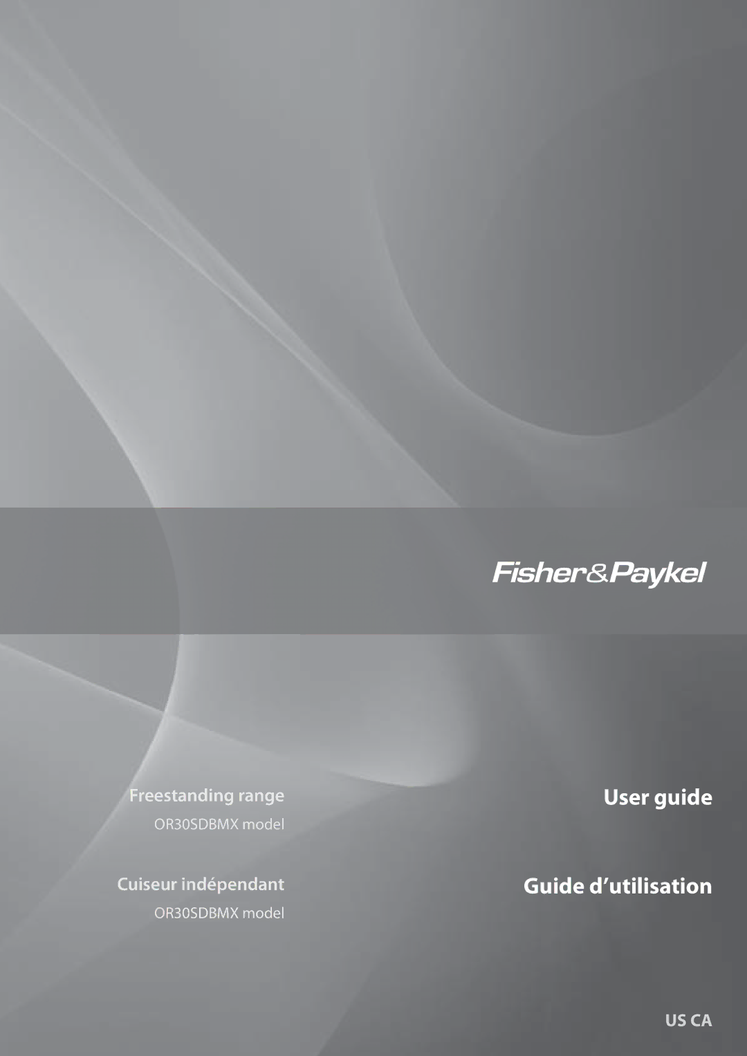 Fisher & Paykel OR30SDBMX manual User guide Guide d’utilisation 