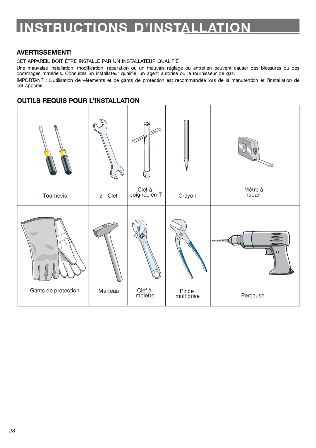 Fisher & Paykel OR36SDBGX installation instructions Instructions D’INSTALLATION 