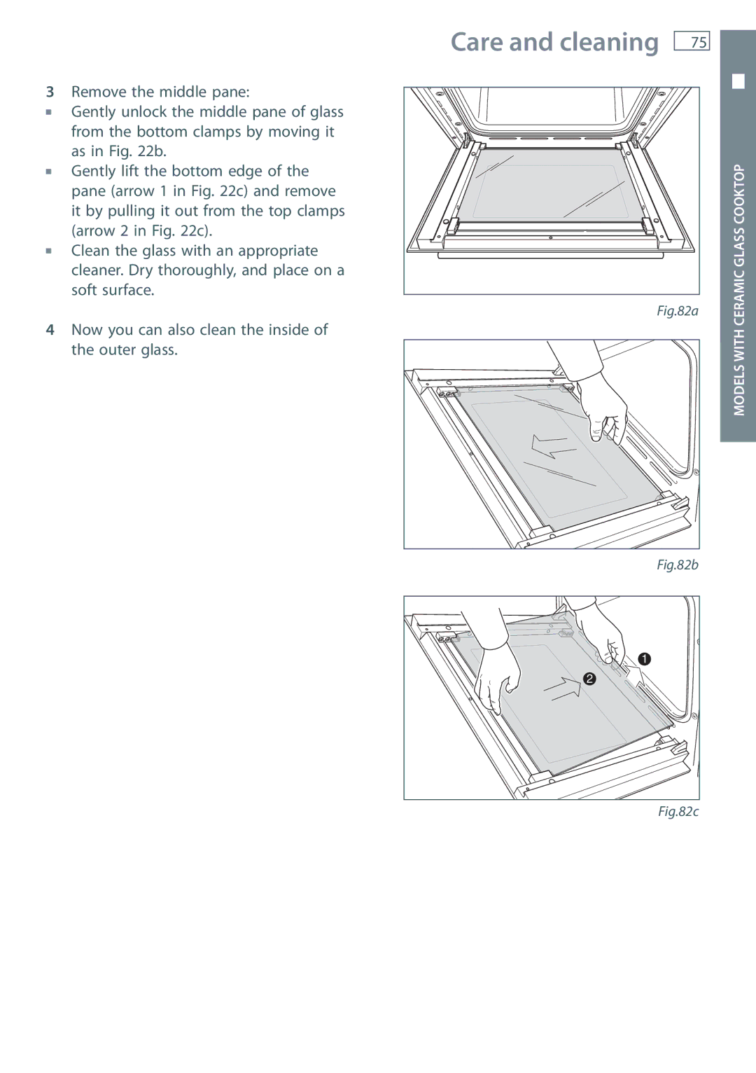 Fisher & Paykel OR60 installation instructions Models with 