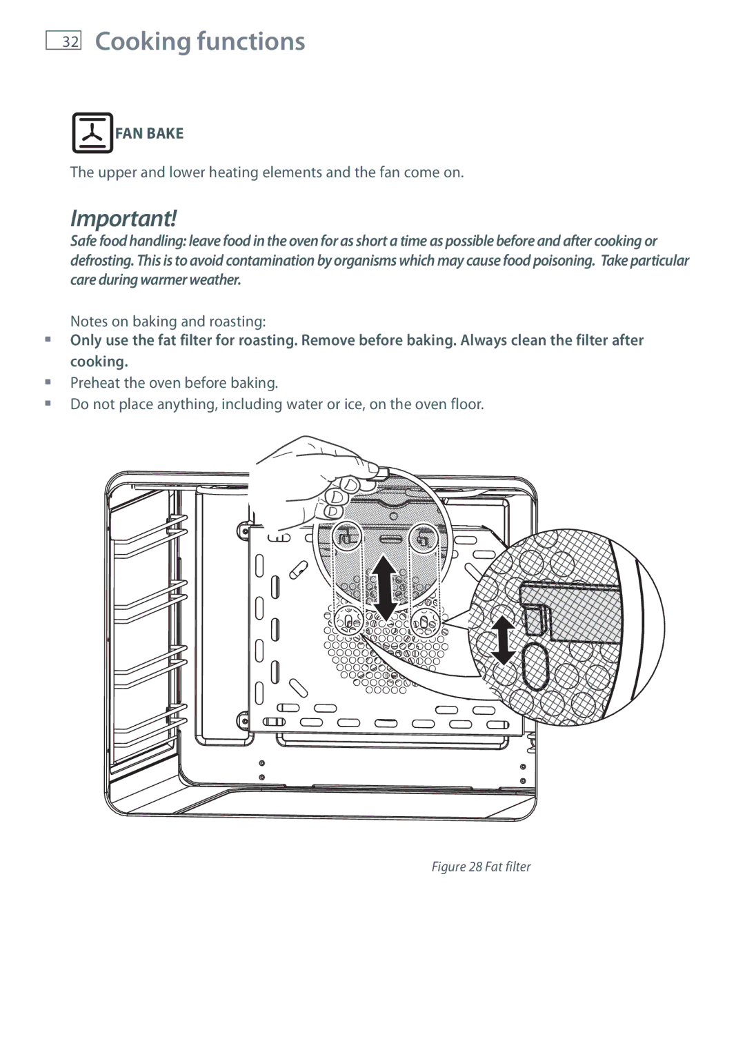 Fisher & Paykel OR90L installation instructions FAN Bake 