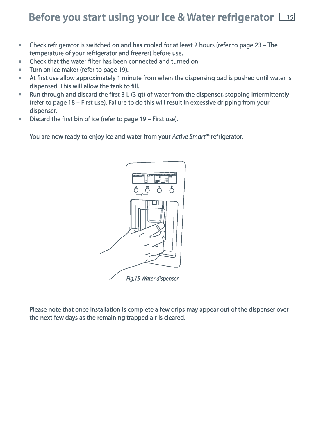 Fisher & Paykel RF540A, RF610A, RF201A installation instructions 