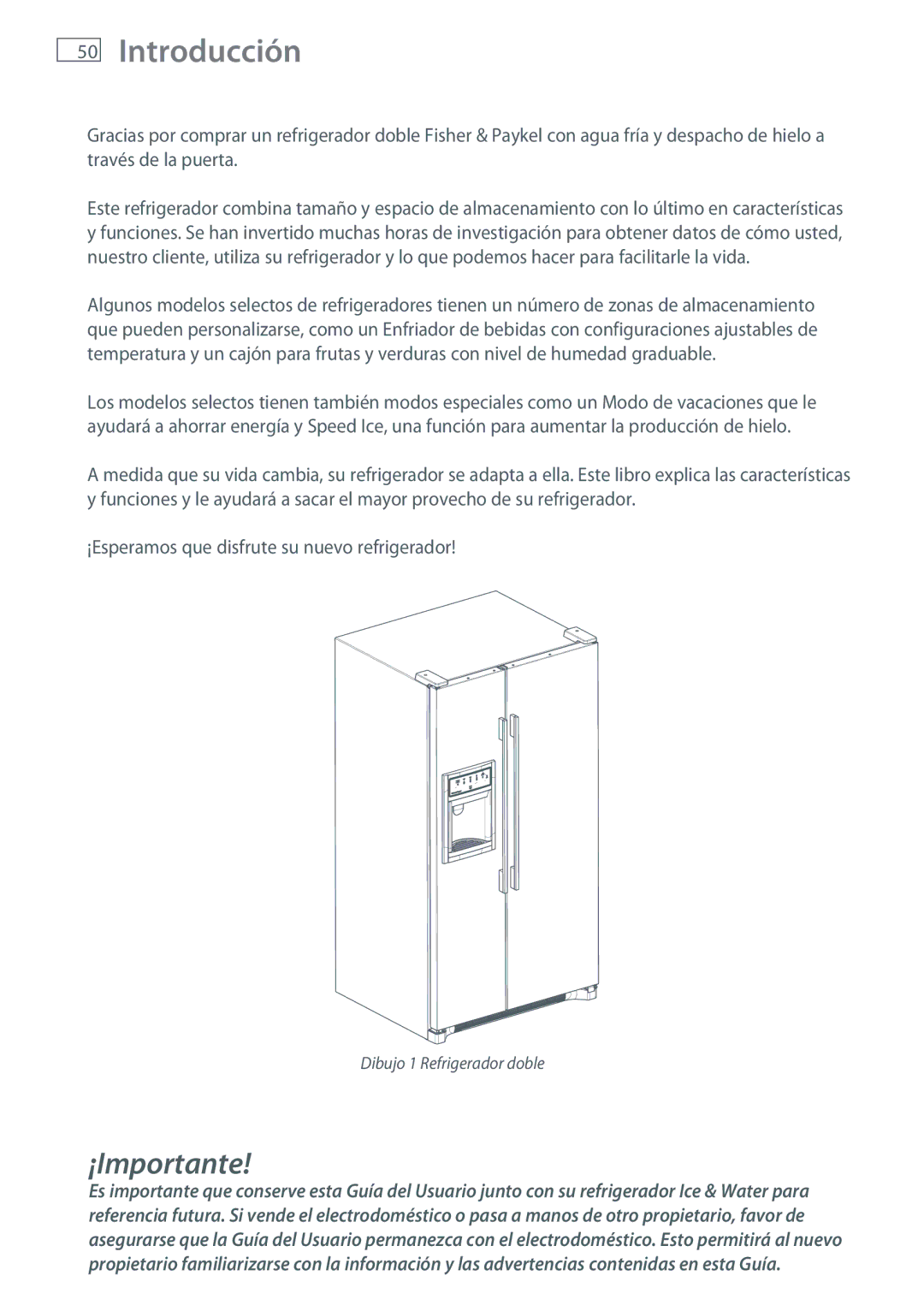 Fisher & Paykel RX216, RX256 installation instructions Introducción 