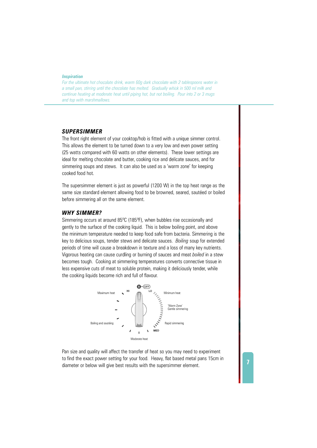 Fisher & Paykel Titan manual Supersimmer, Why Simmer? 