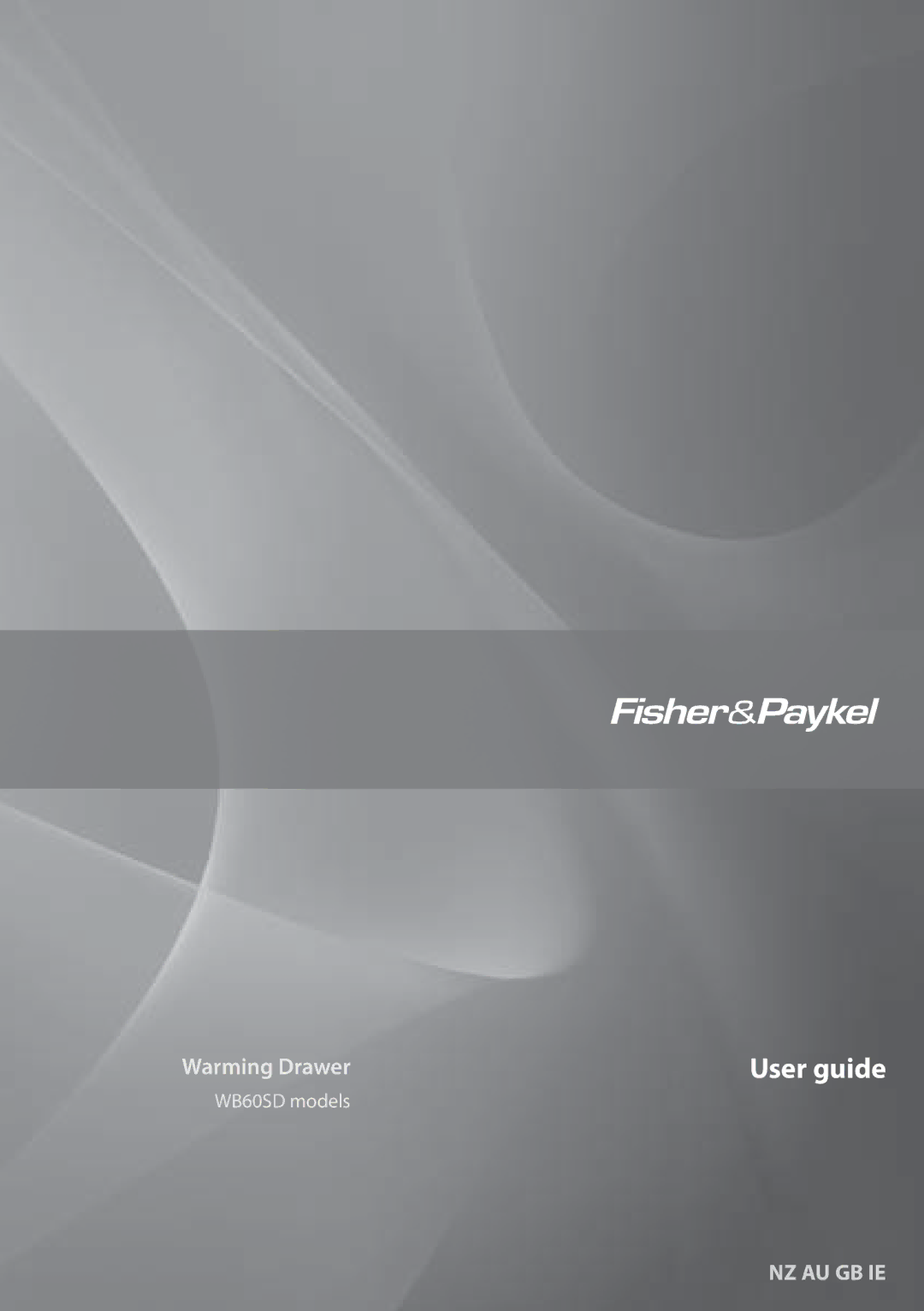 Fisher & Paykel W860SD manual User guide 