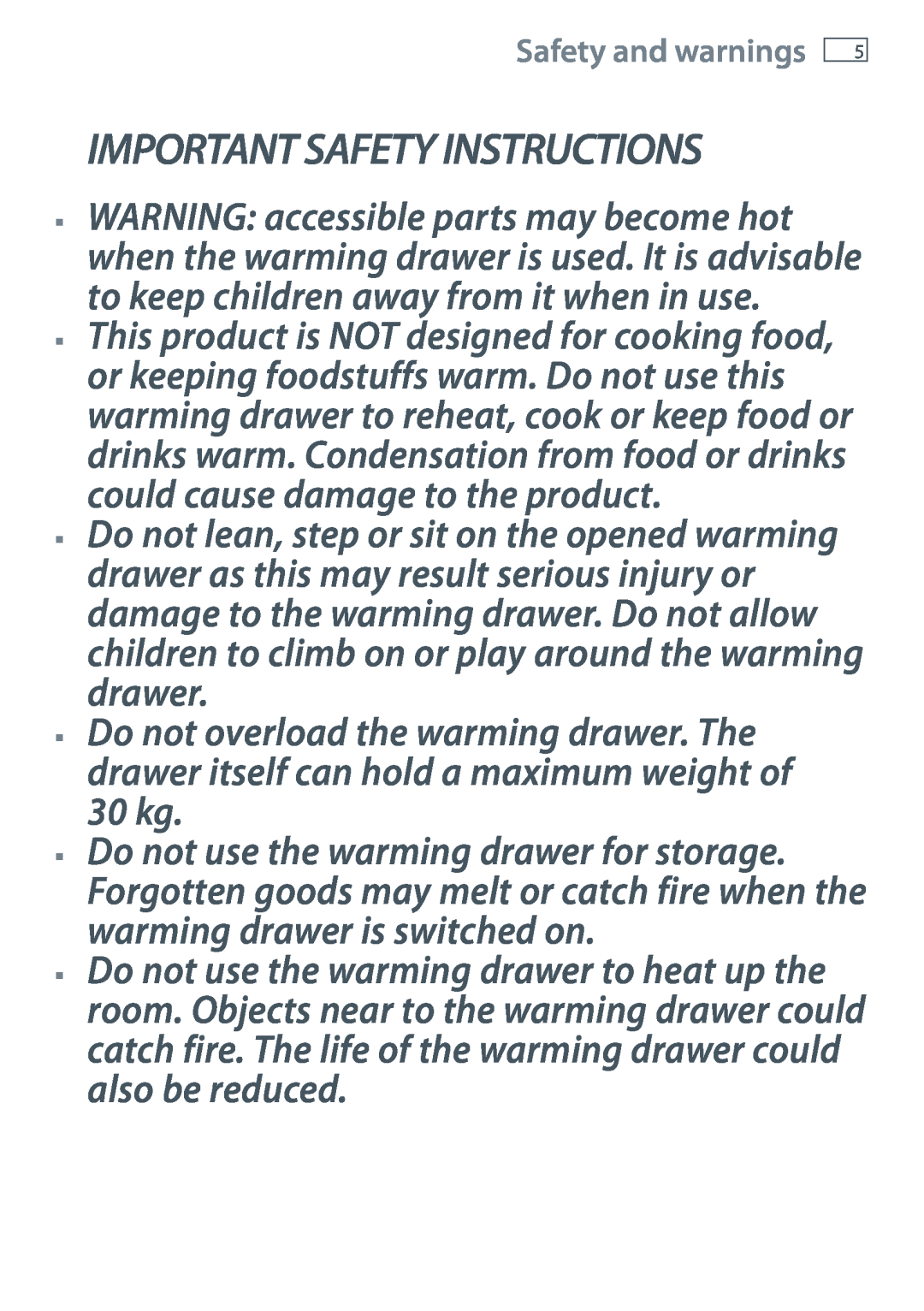 Fisher & Paykel W860SD manual Important Safety Instructions 