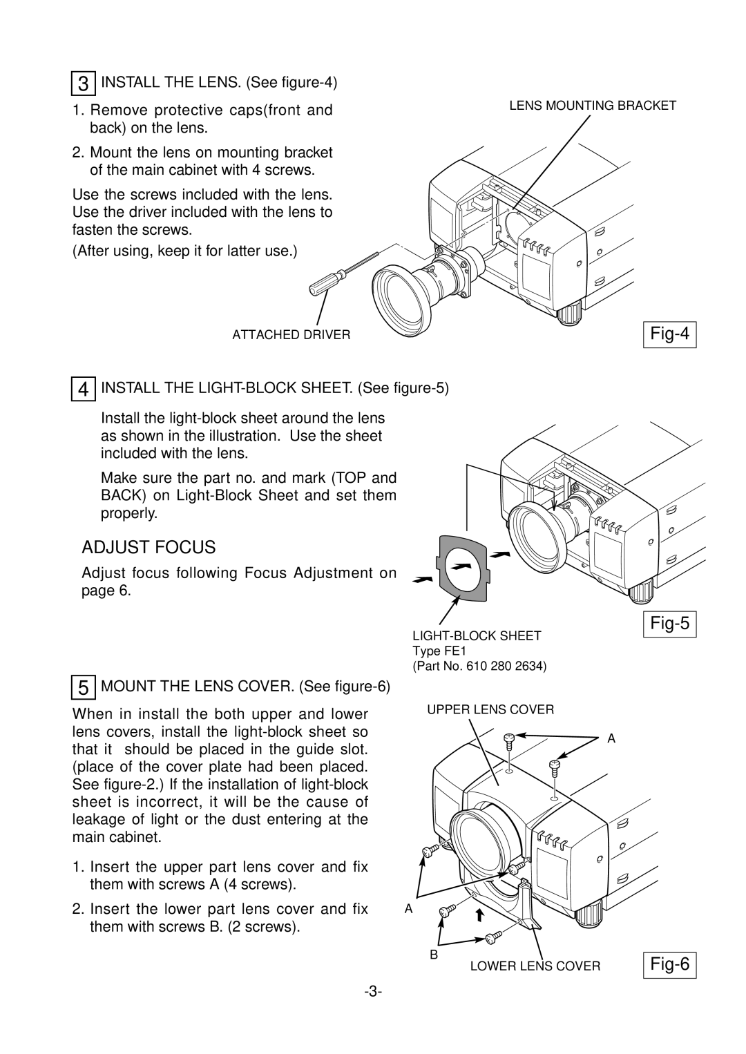 Fisher LNS-W03 manual Fig-4, Fig-5 