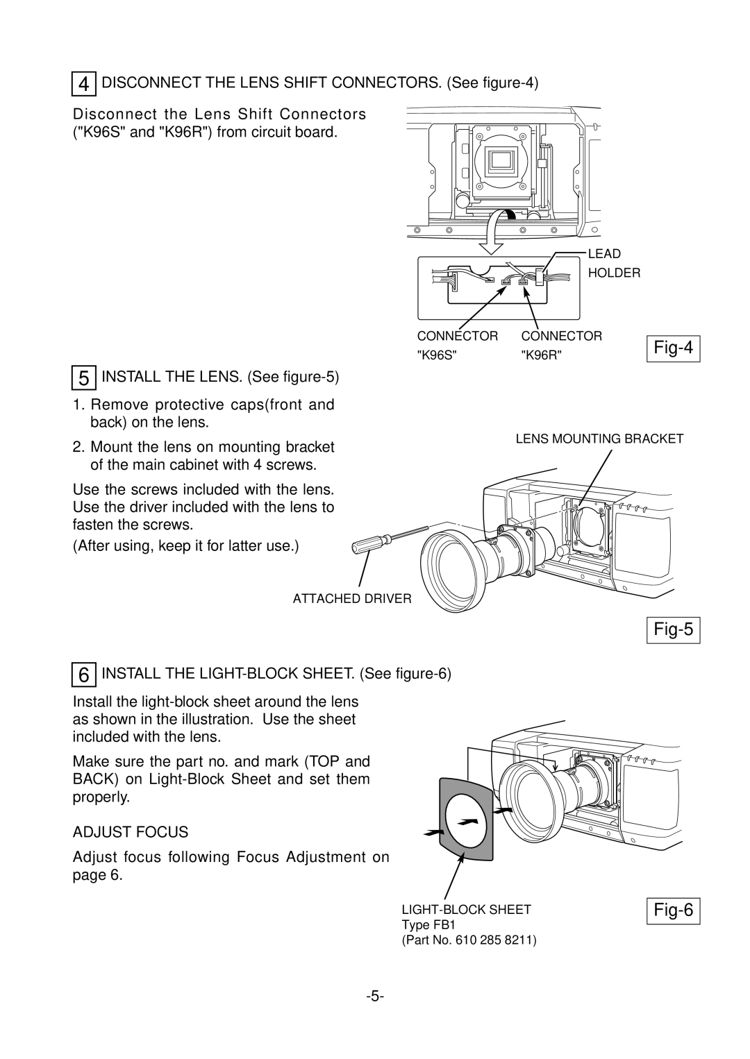 Fisher LNS-W03 manual Fig-6 