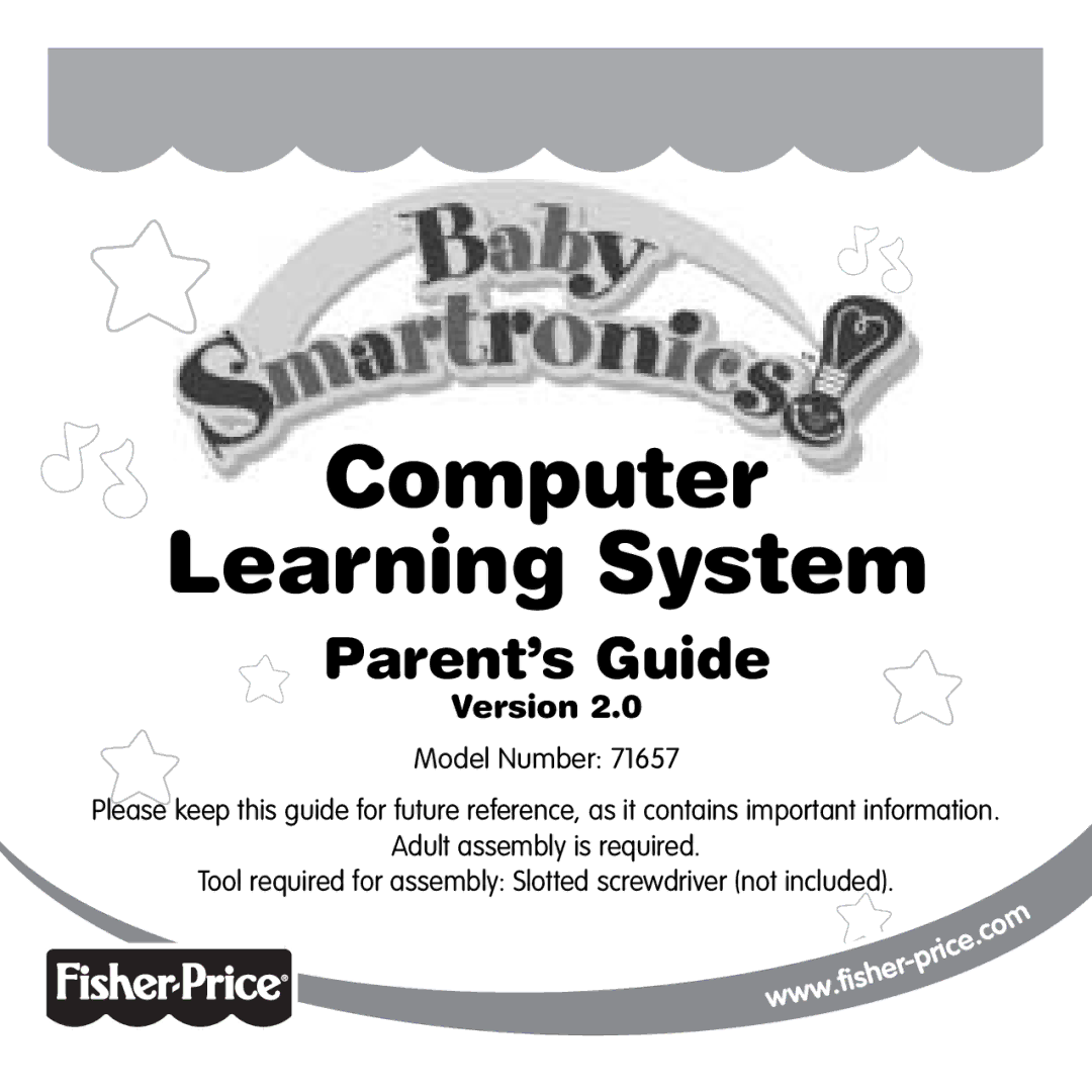 Fisher-Price 71657 manual Computer Learning System 