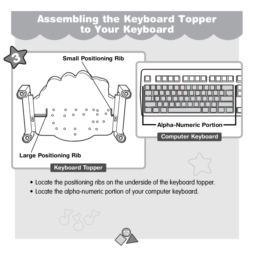 Fisher-Price 71657 manual Computer Keyboard 