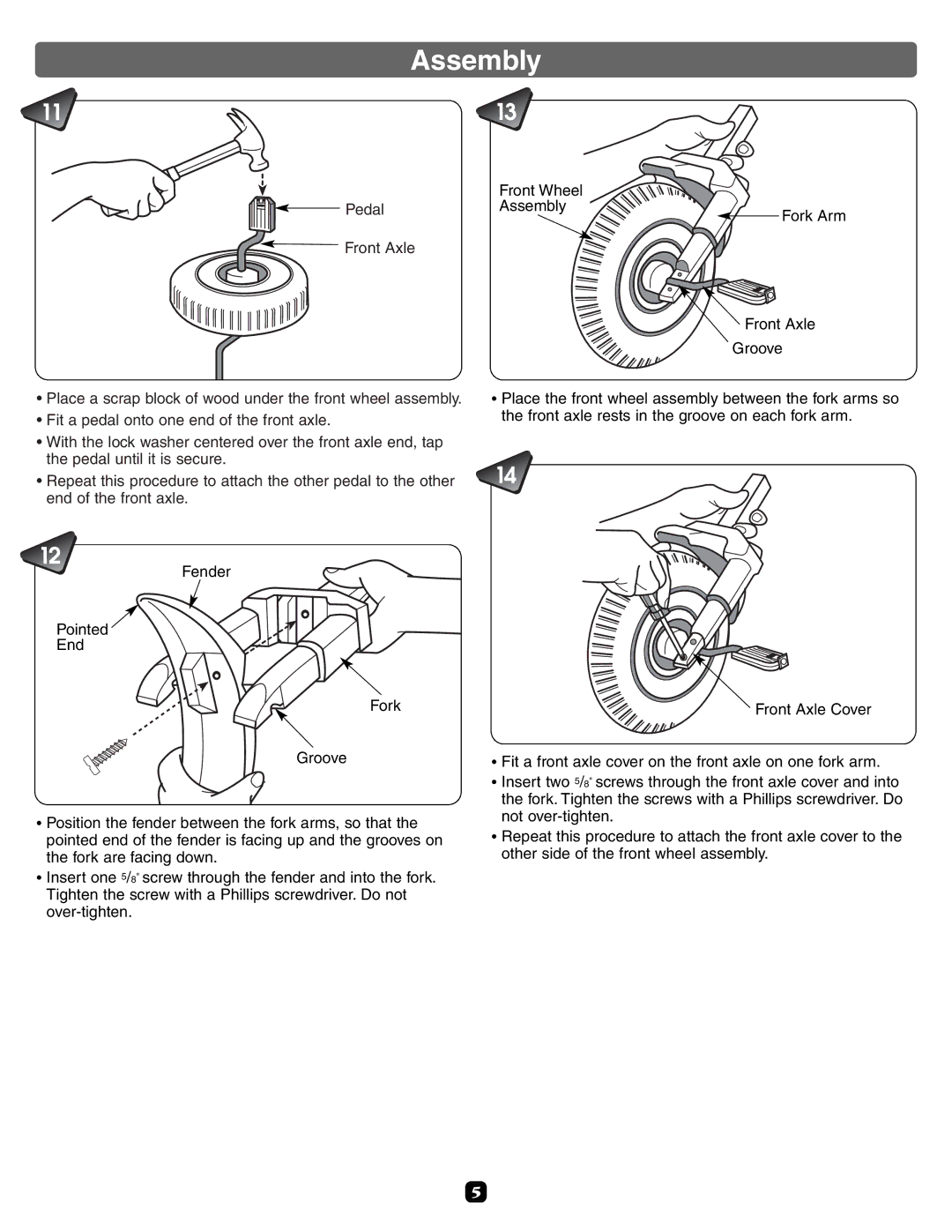 Fisher-Price 72643, 72644 manual Pedal 