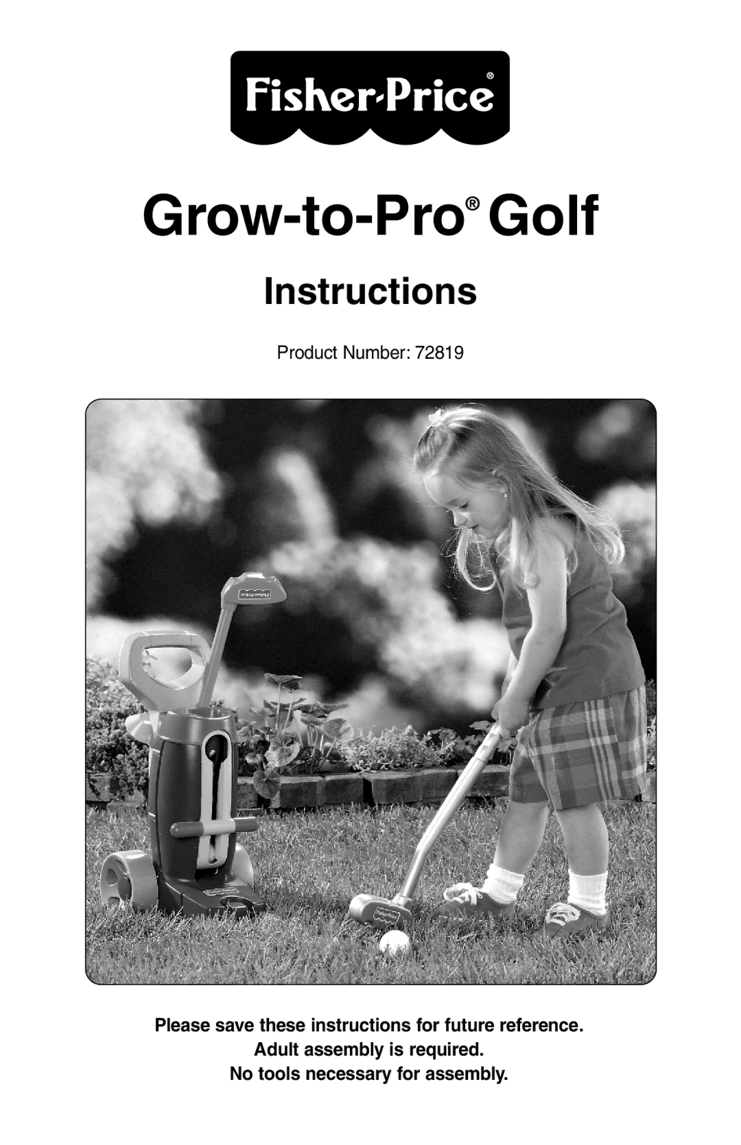 Fisher-Price 72819 manual Grow-to-ProGolf 