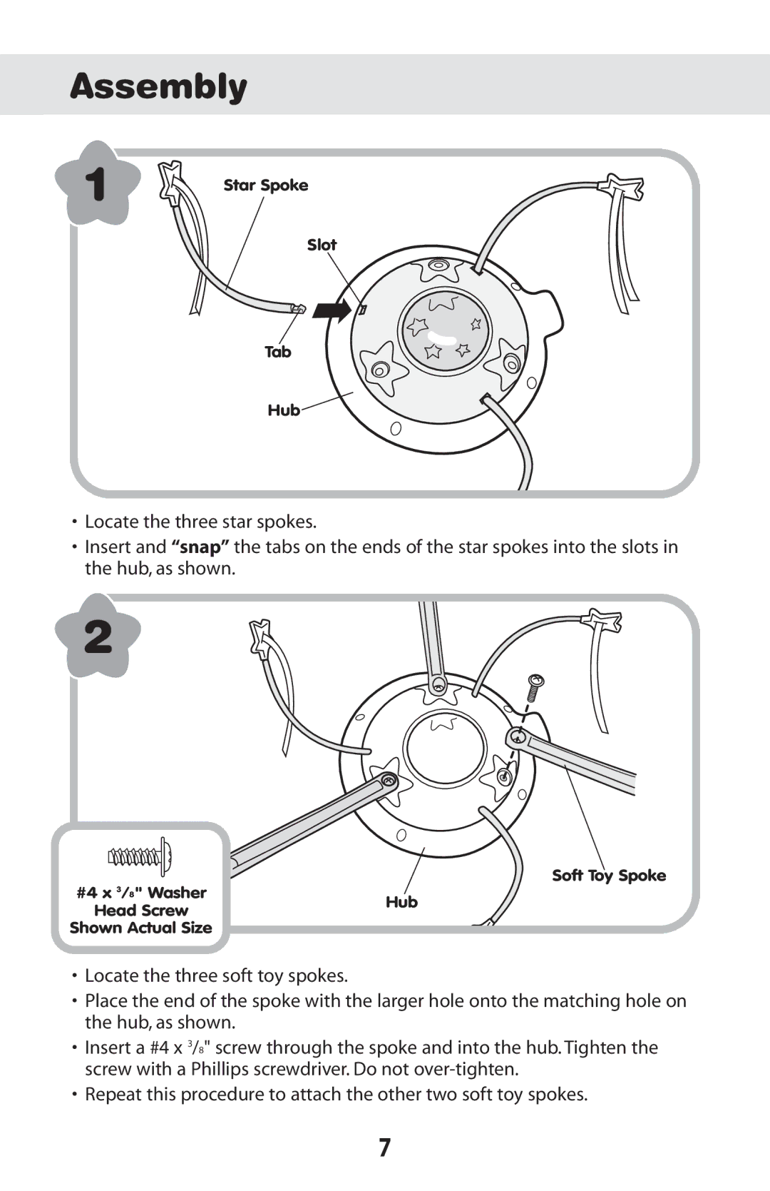 Fisher-Price 73458 instruction sheet Assembly 