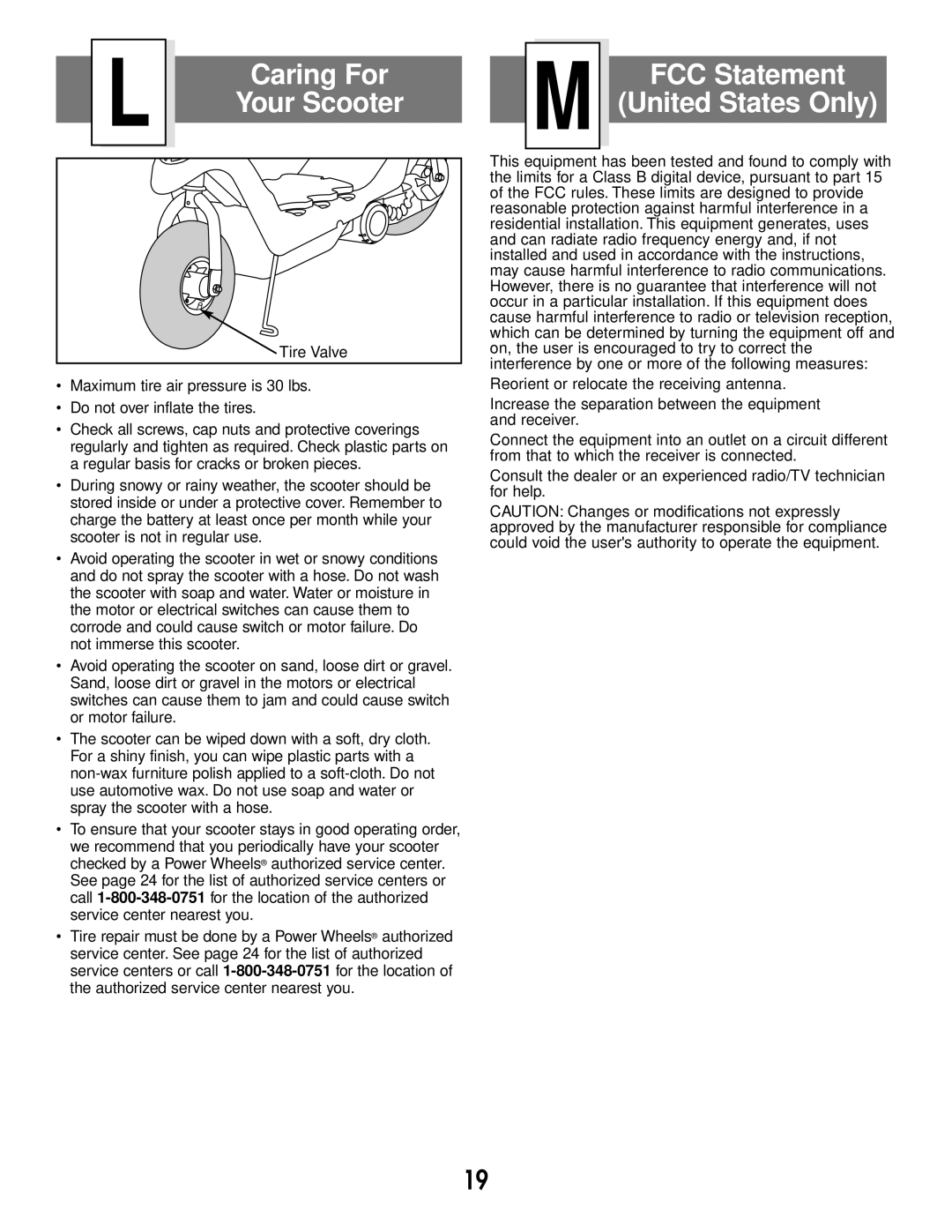 Fisher-Price 73530 owner manual Caring For 