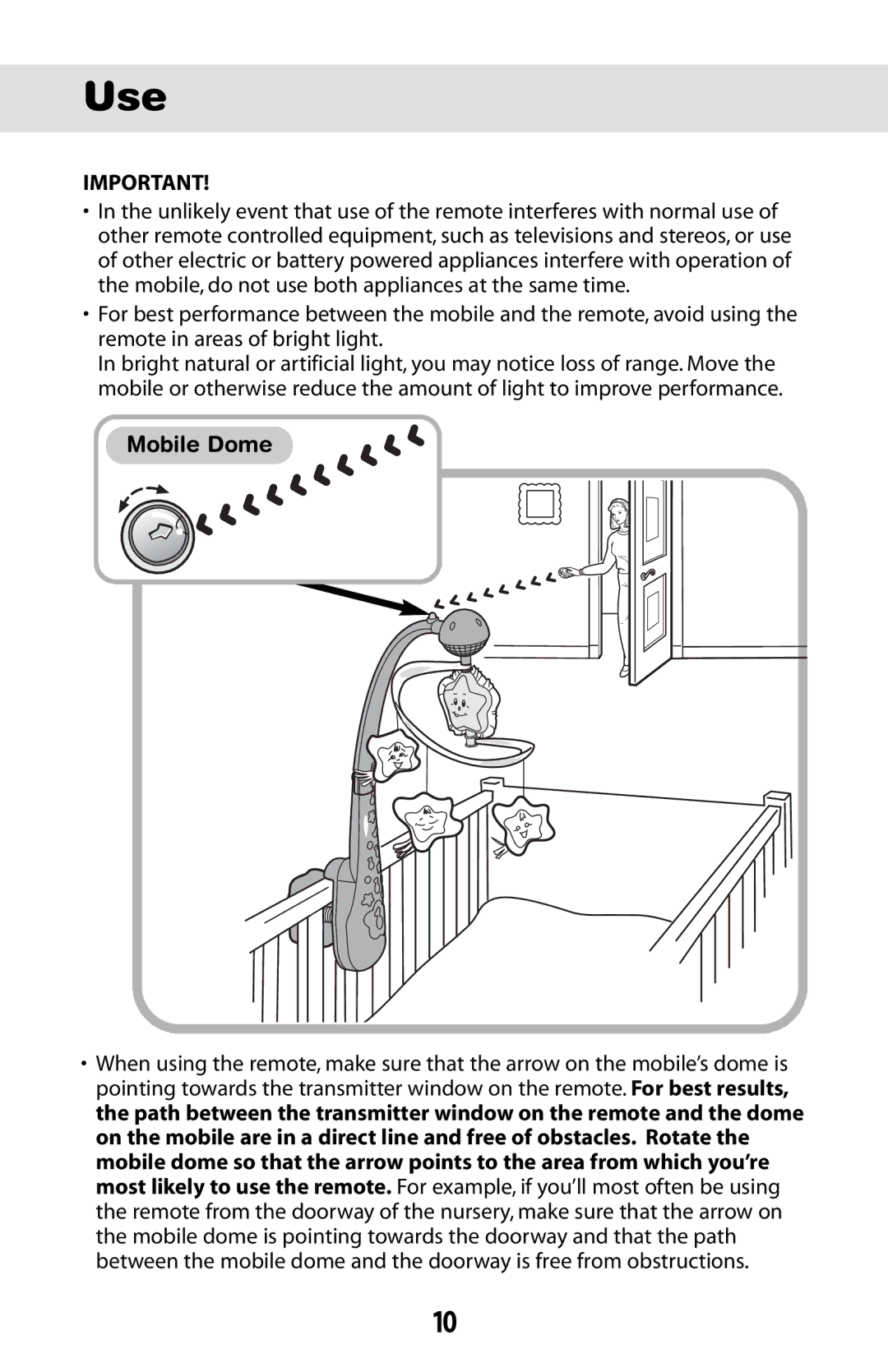 Fisher-Price 74120 instruction sheet Mobile Dome 