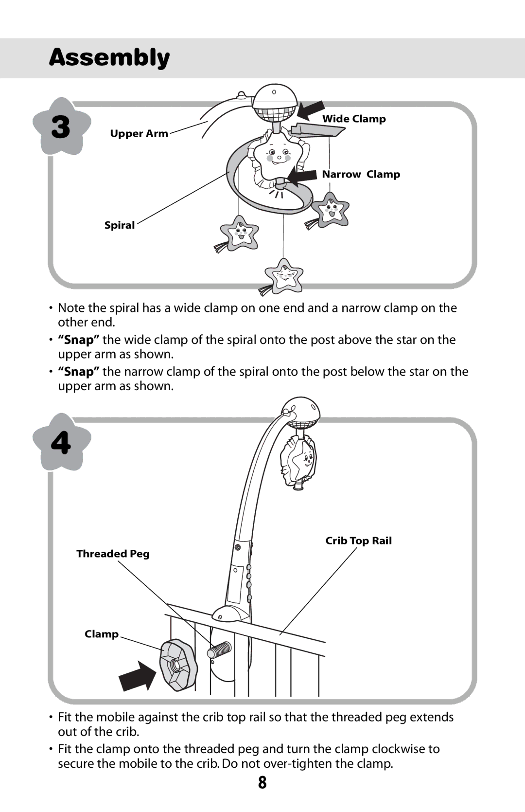 Fisher-Price 74120 instruction sheet Upper Arm 