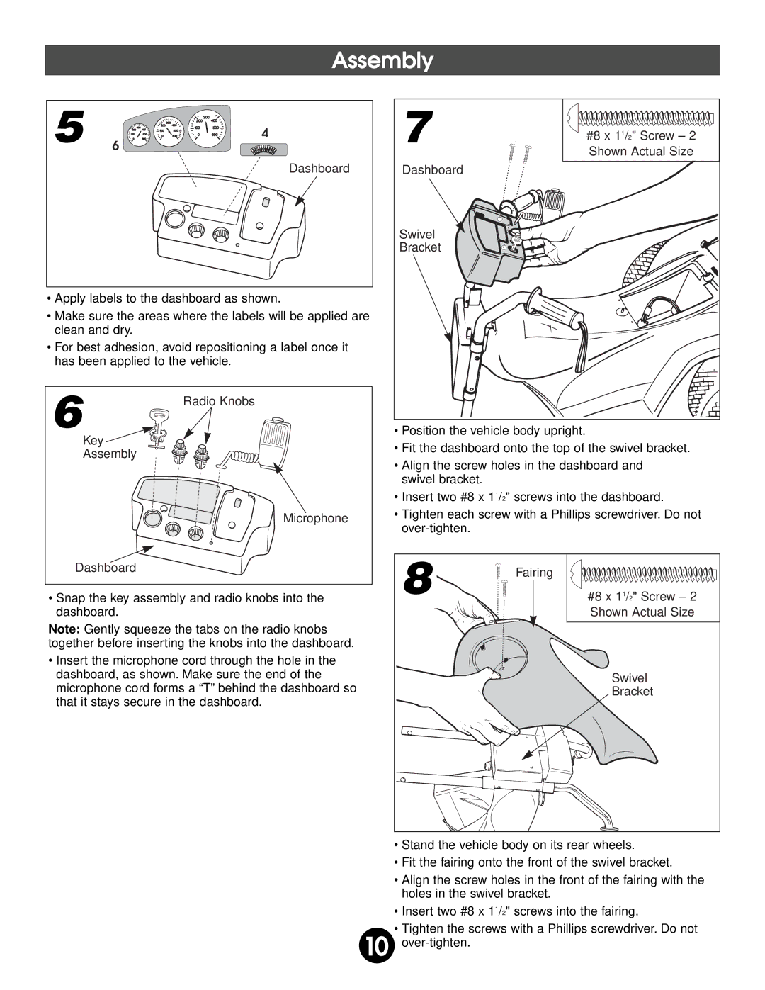 Fisher-Price 74518 owner manual Assembly 